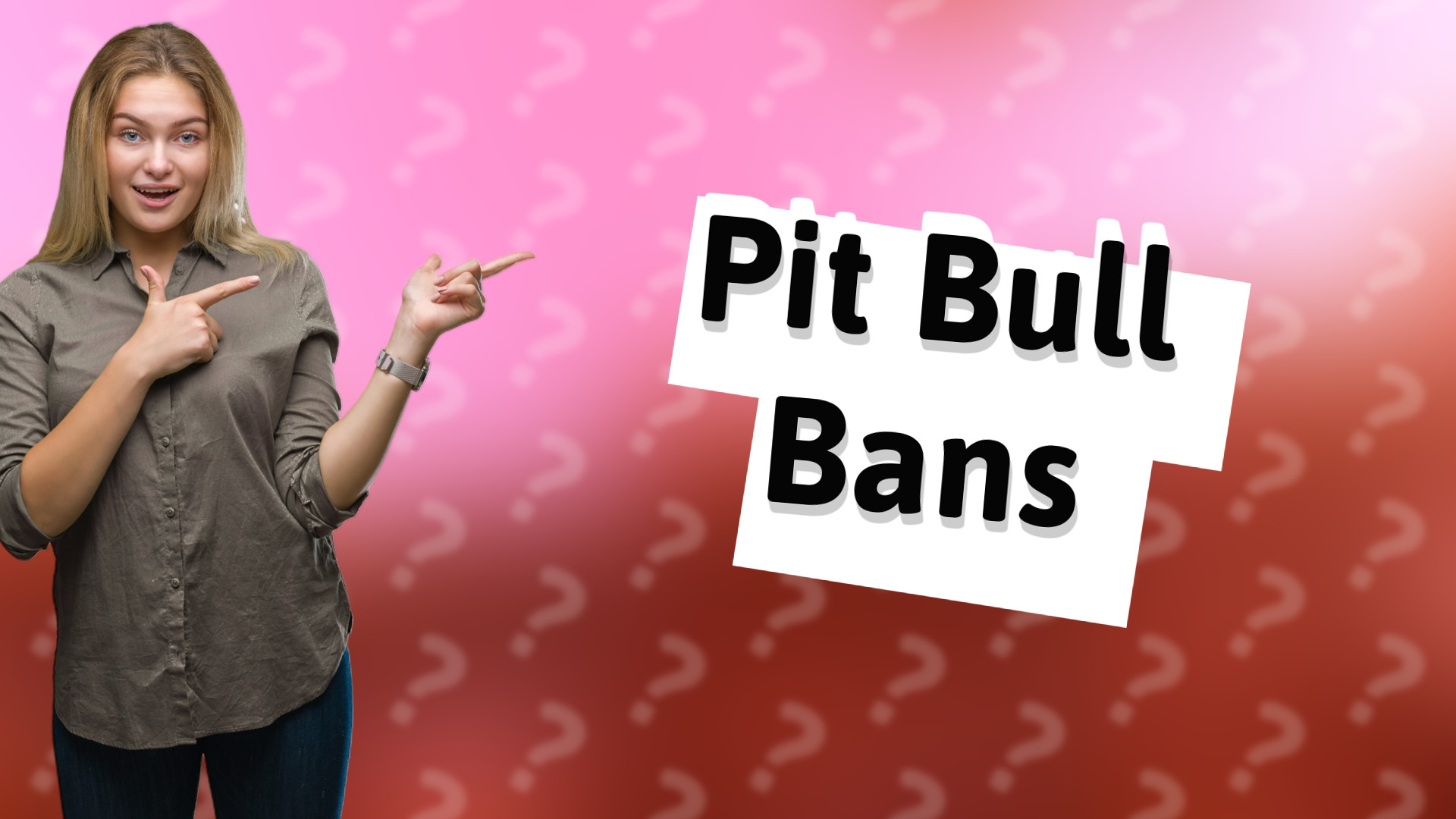 Pit Bull Bans