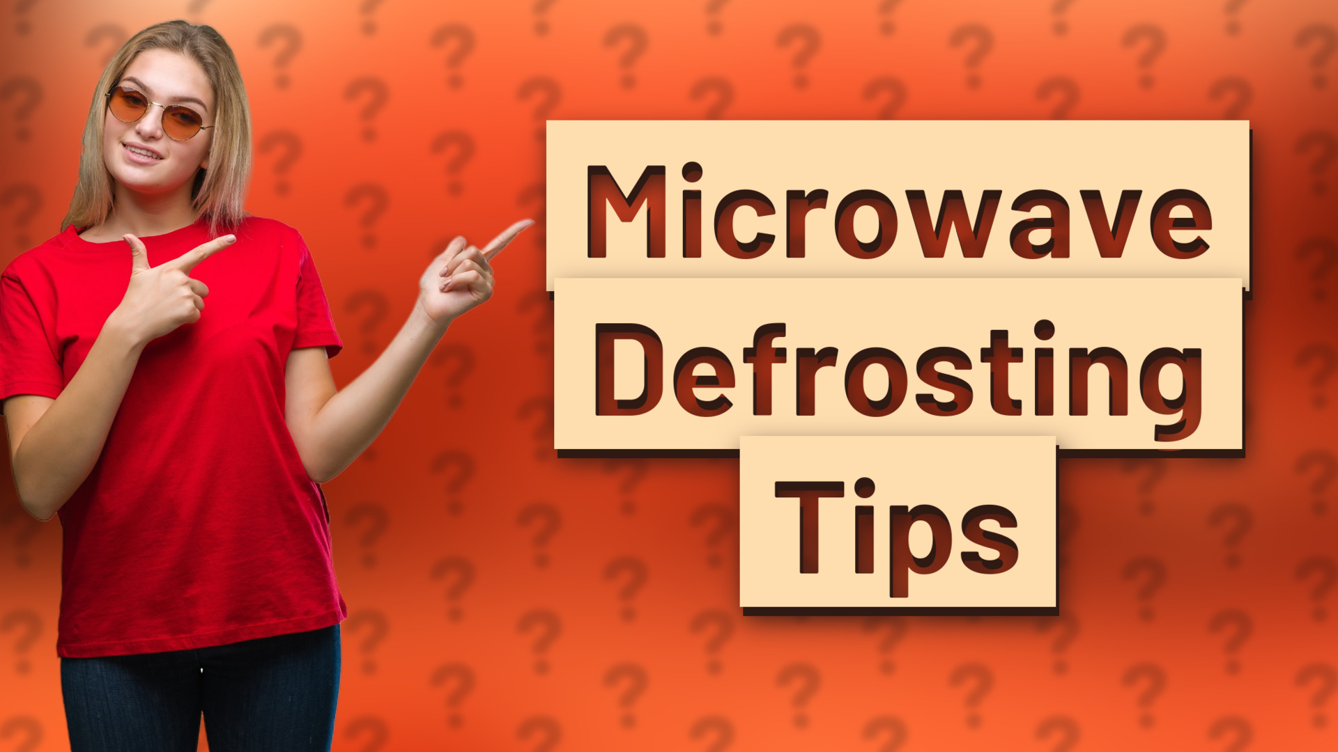 Microwave Defrosting Tips