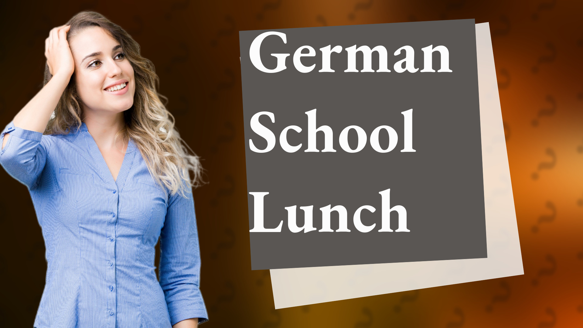 German School Lunch
