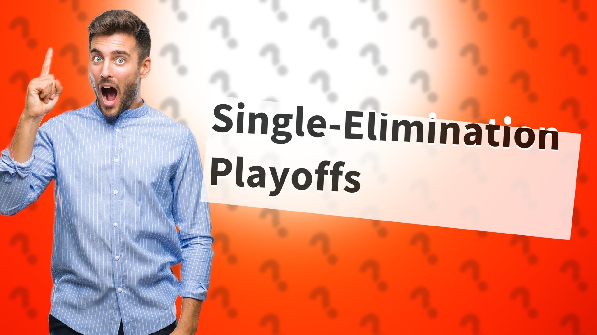 Single-Elimination Playoffs
