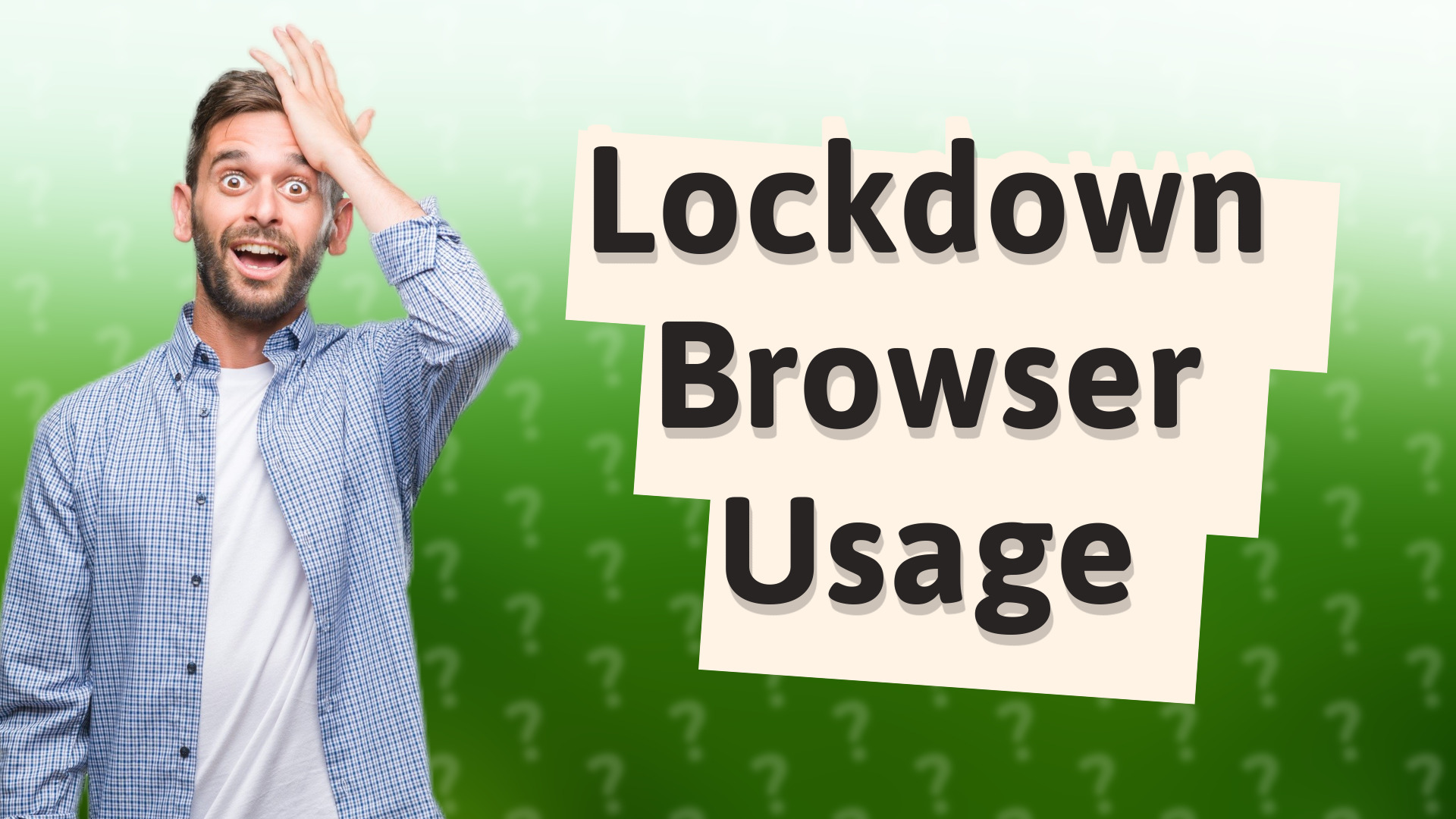 Lockdown Browser Usage