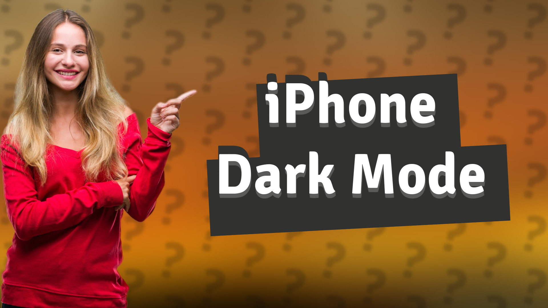 iPhone Dark Mode