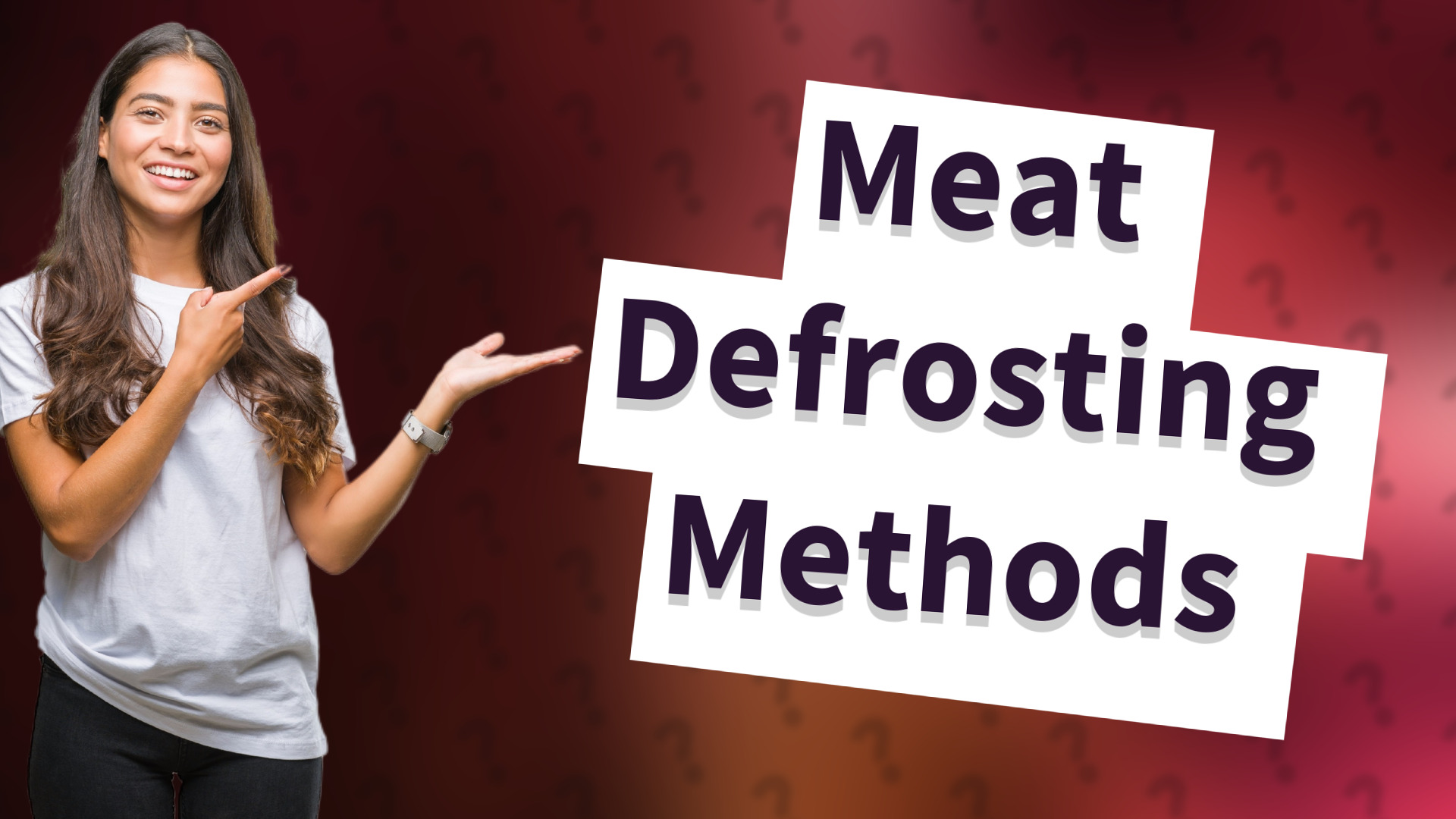 Meat Defrosting Methods