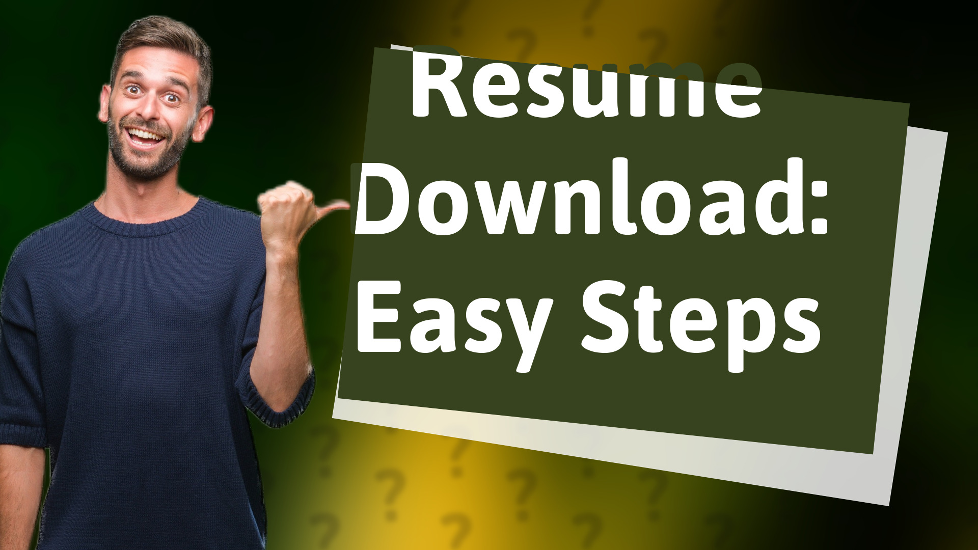 Resume Download: Easy Steps