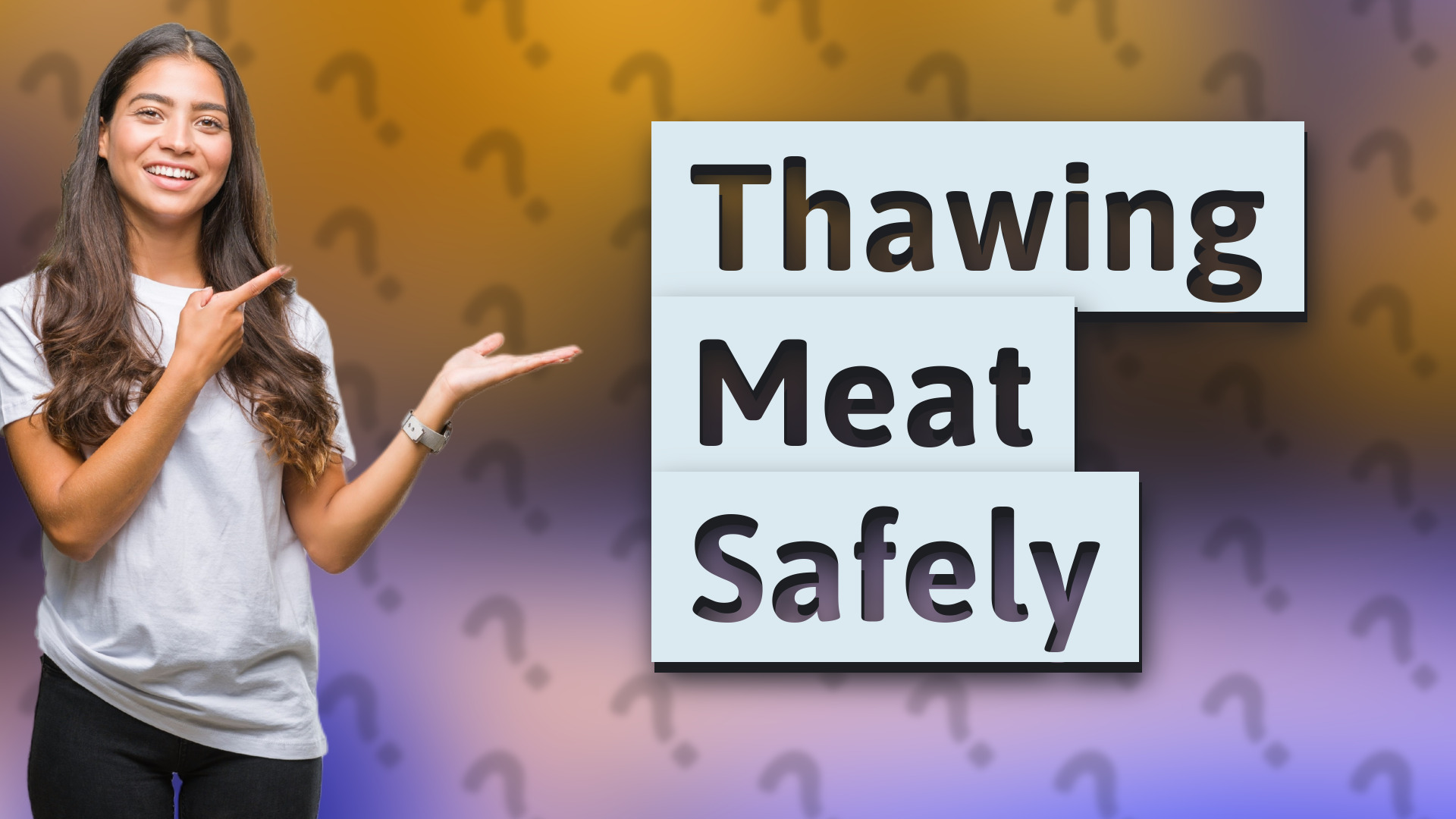 Thawing Meat Safely