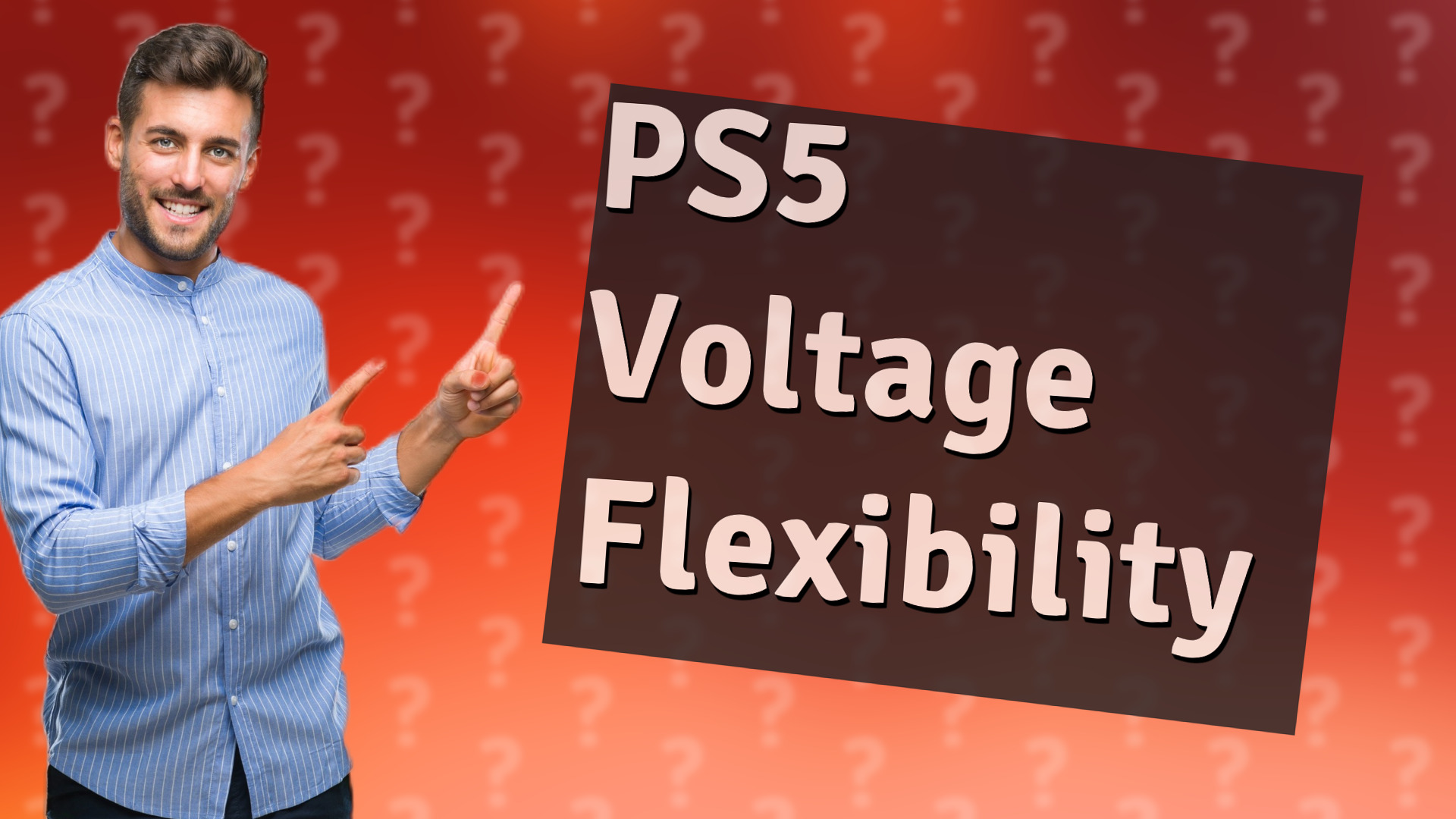 PS5 Voltage Flexibility