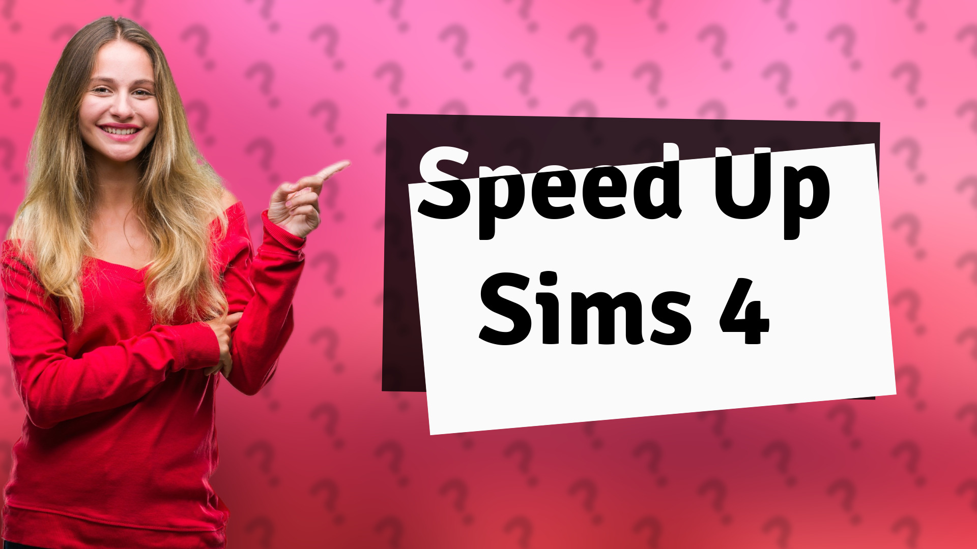 Speed Up Sims 4