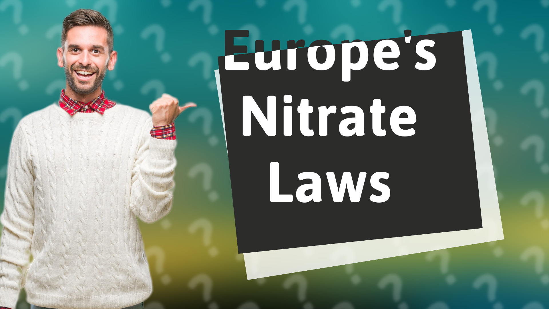 Europe's Nitrate Laws