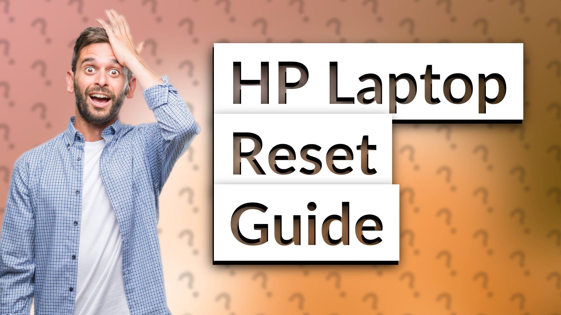 HP Laptop Reset Guide