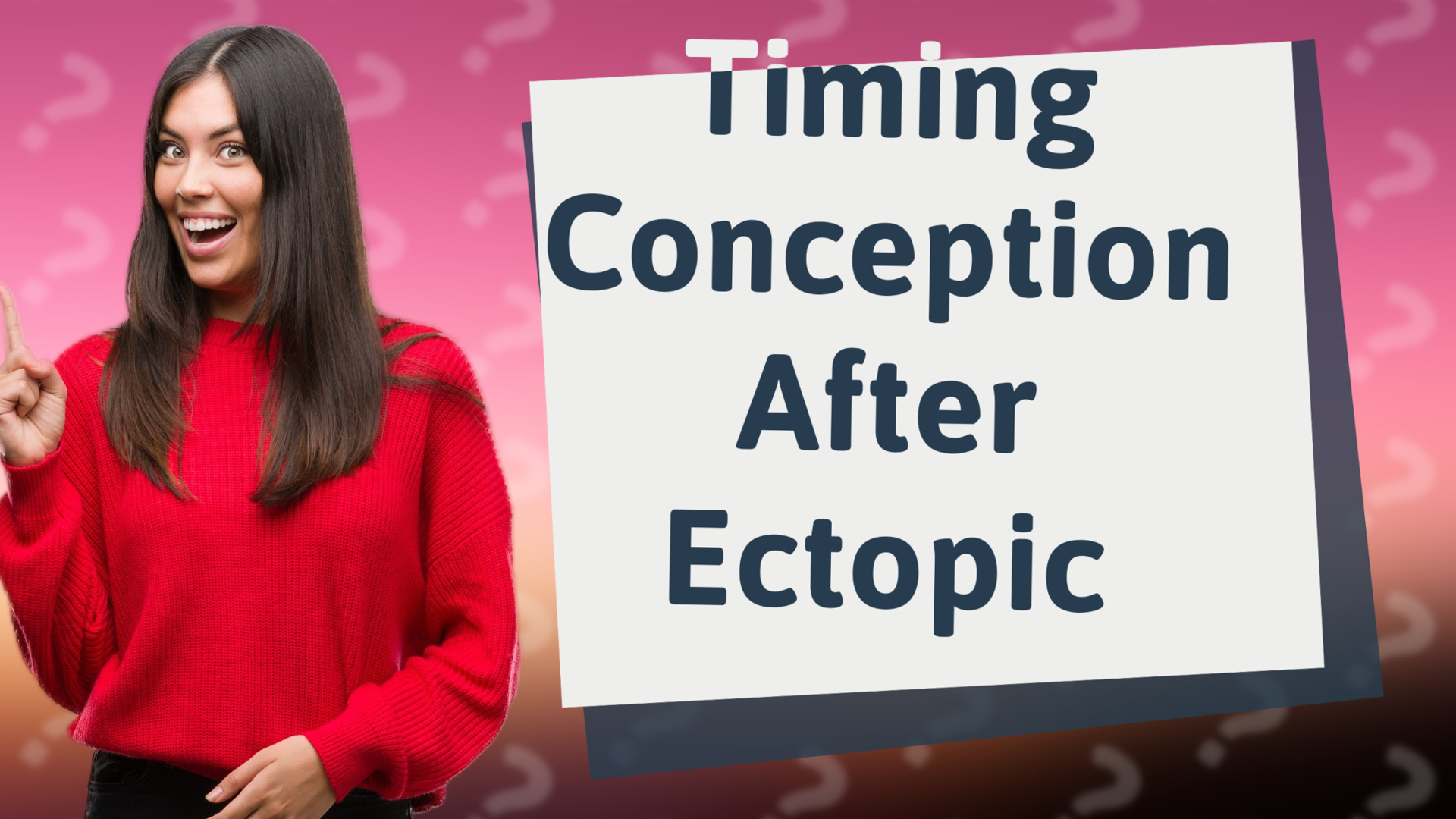 Timing Conception After Ectopic