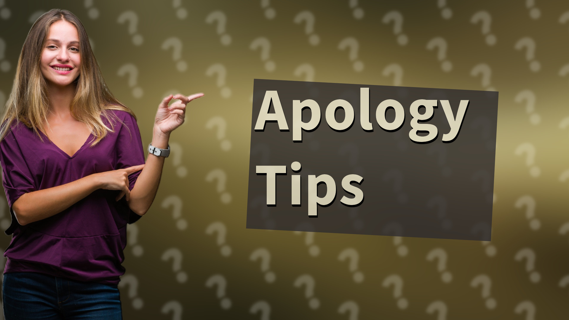 Apology Tips