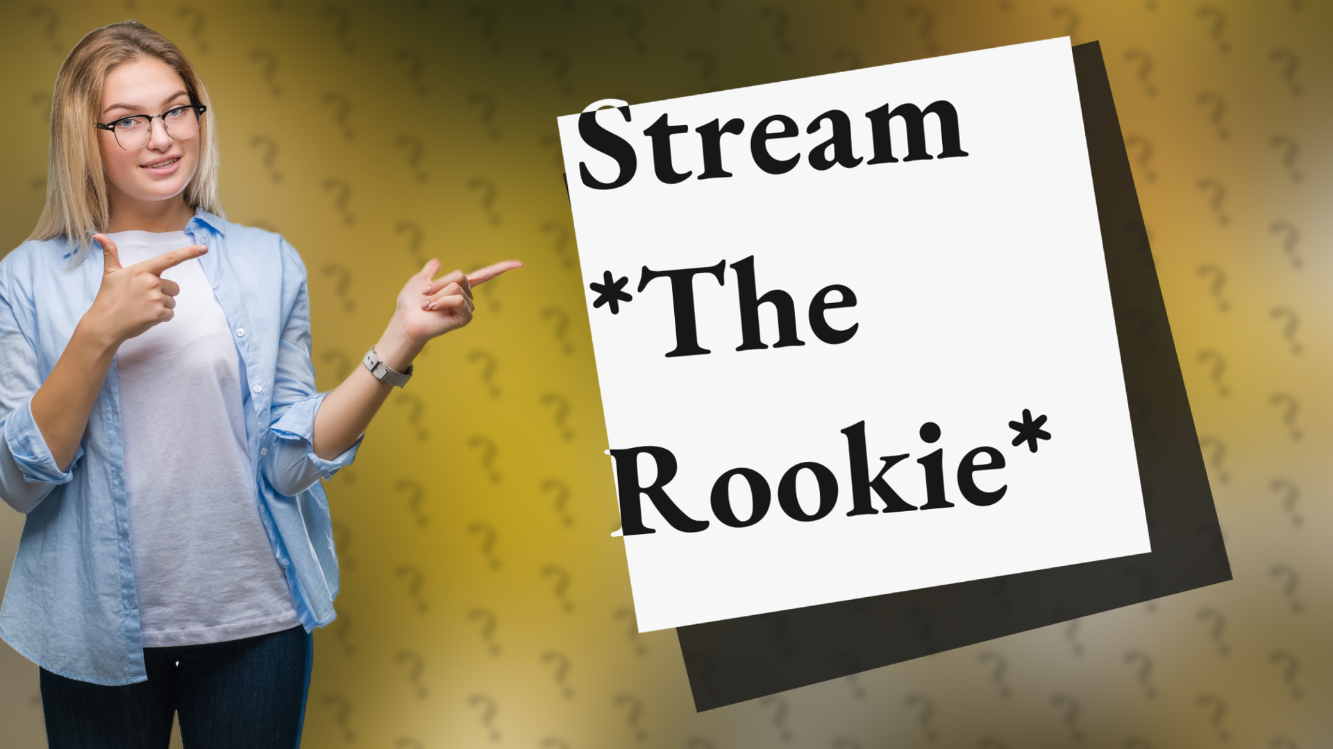 Stream *The Rookie*