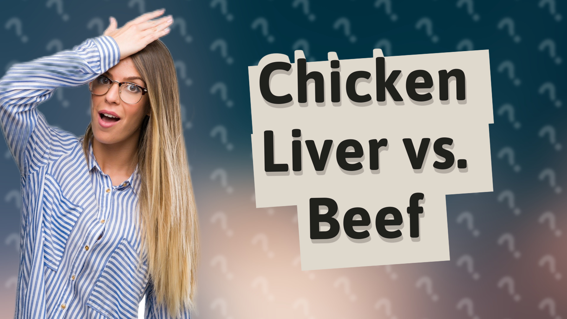 Chicken Liver vs. Beef