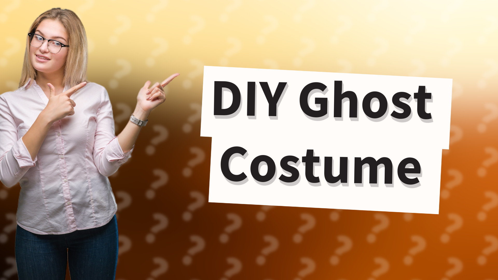 DIY Ghost Costume