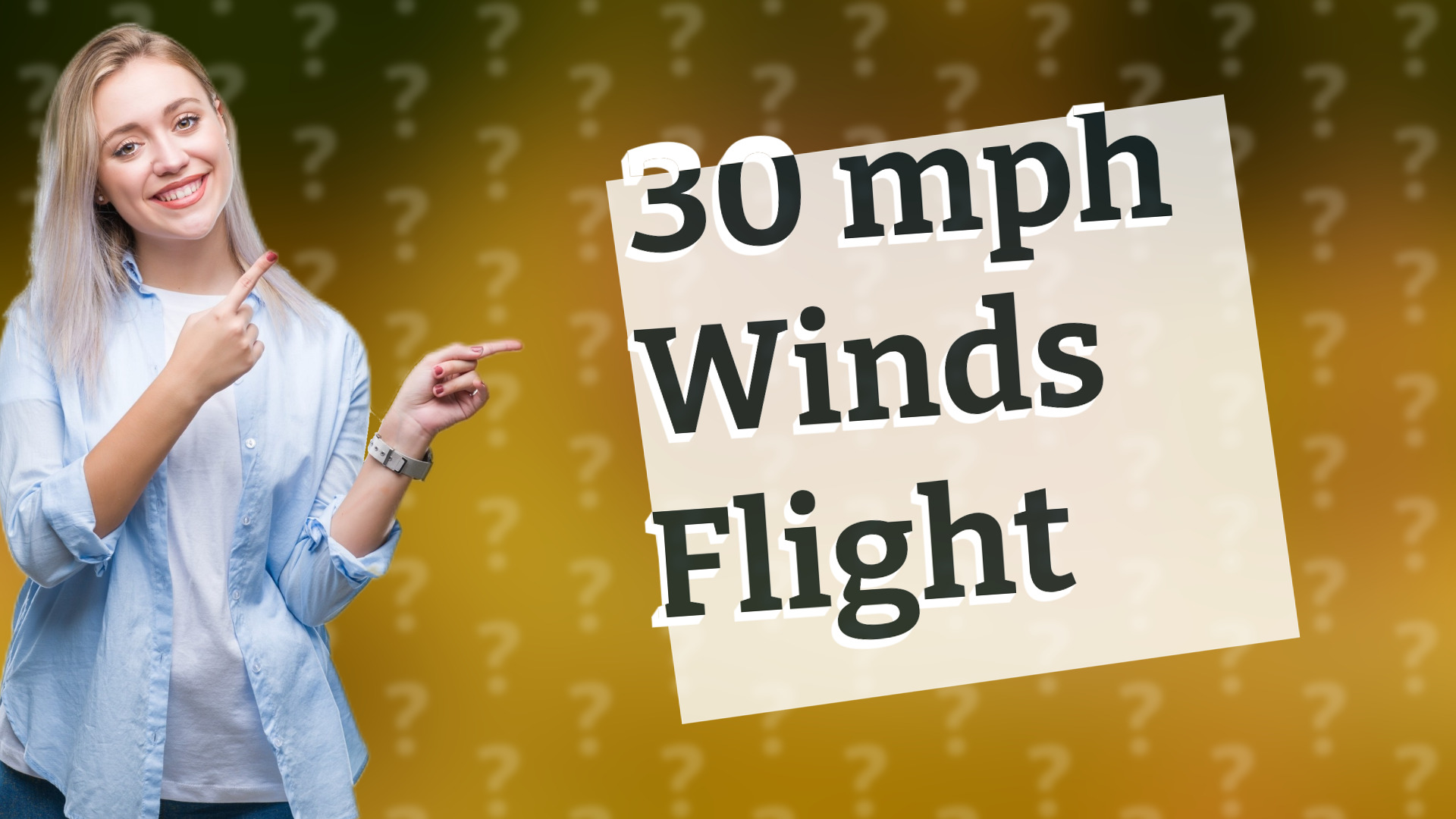 30 mph Winds Flight