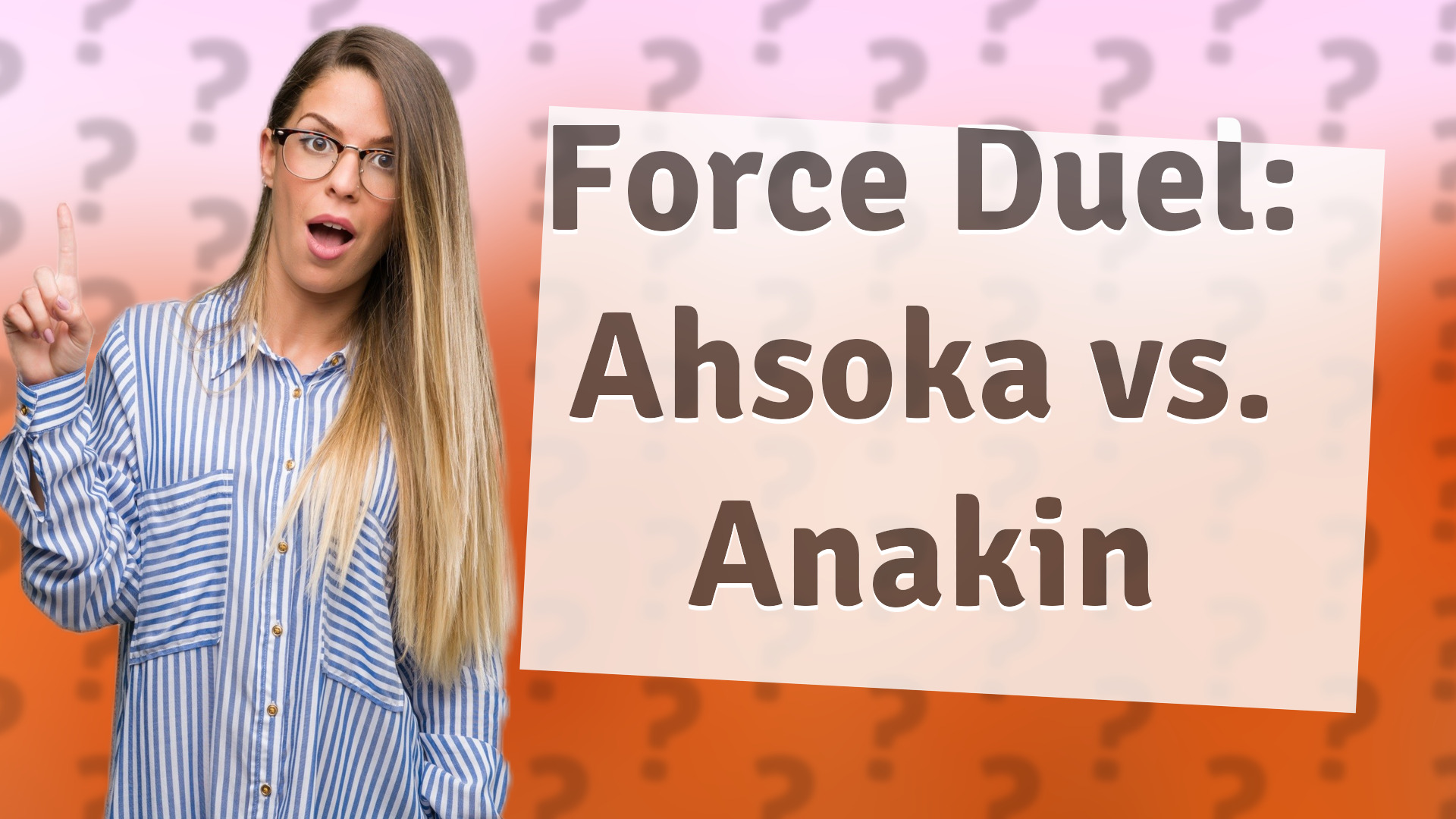Force Duel: Ahsoka vs. Anakin