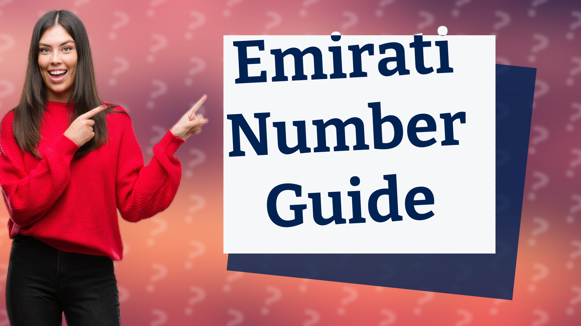 Emirati Number Guide