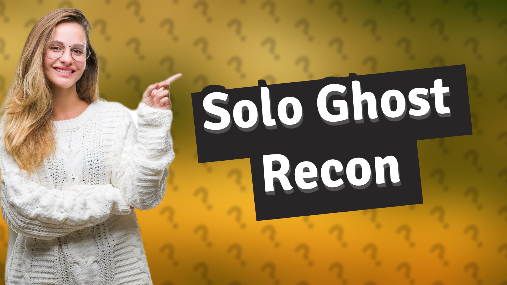 Solo Ghost Recon