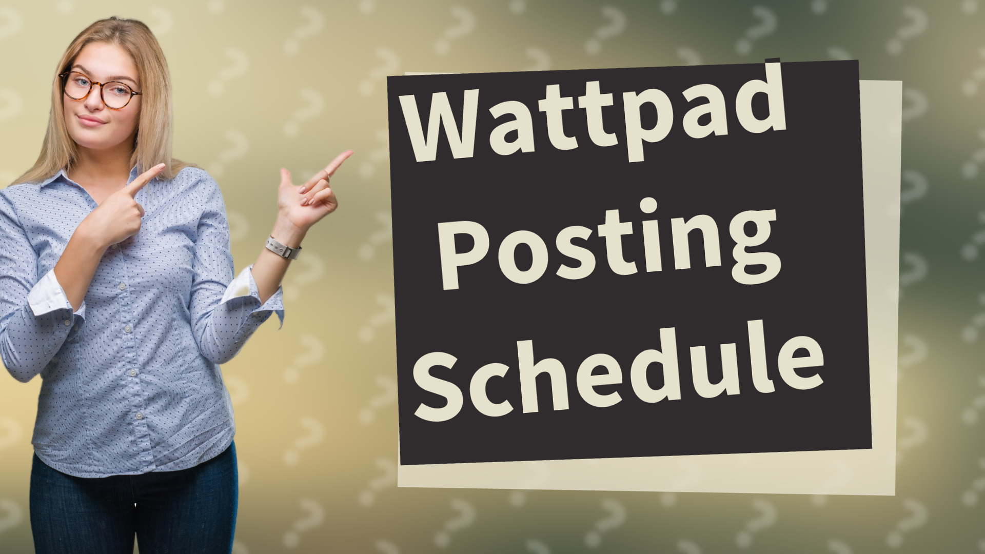 Wattpad Posting Schedule