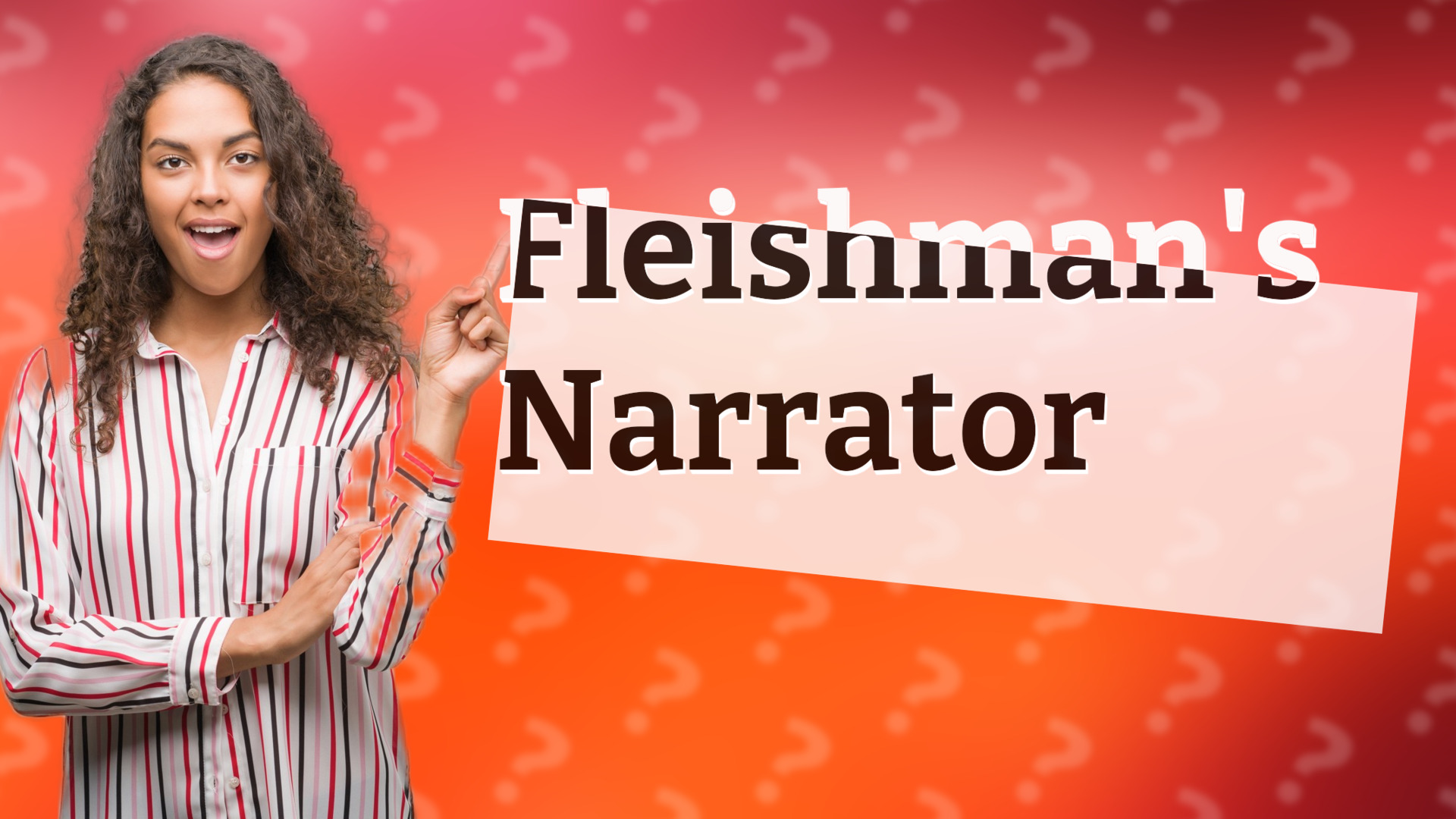Fleishman's Narrator