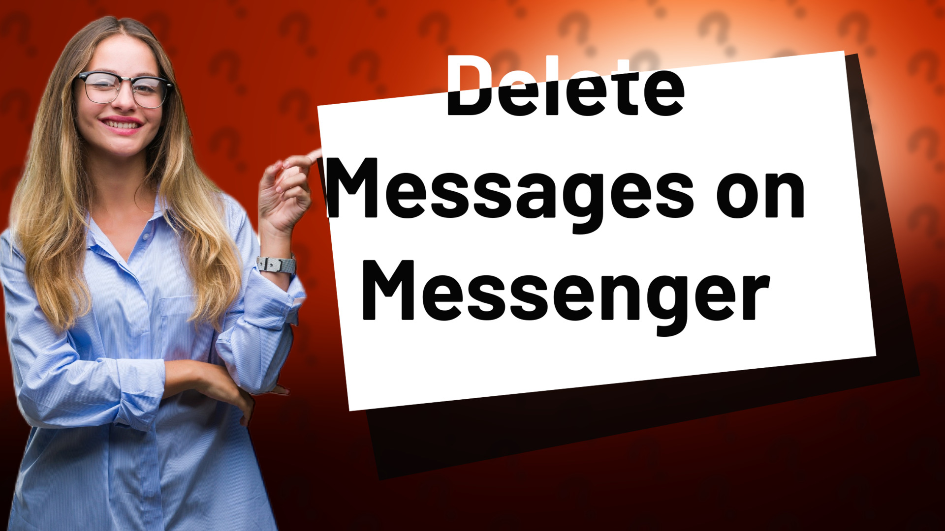 Delete Messages on Messenger
