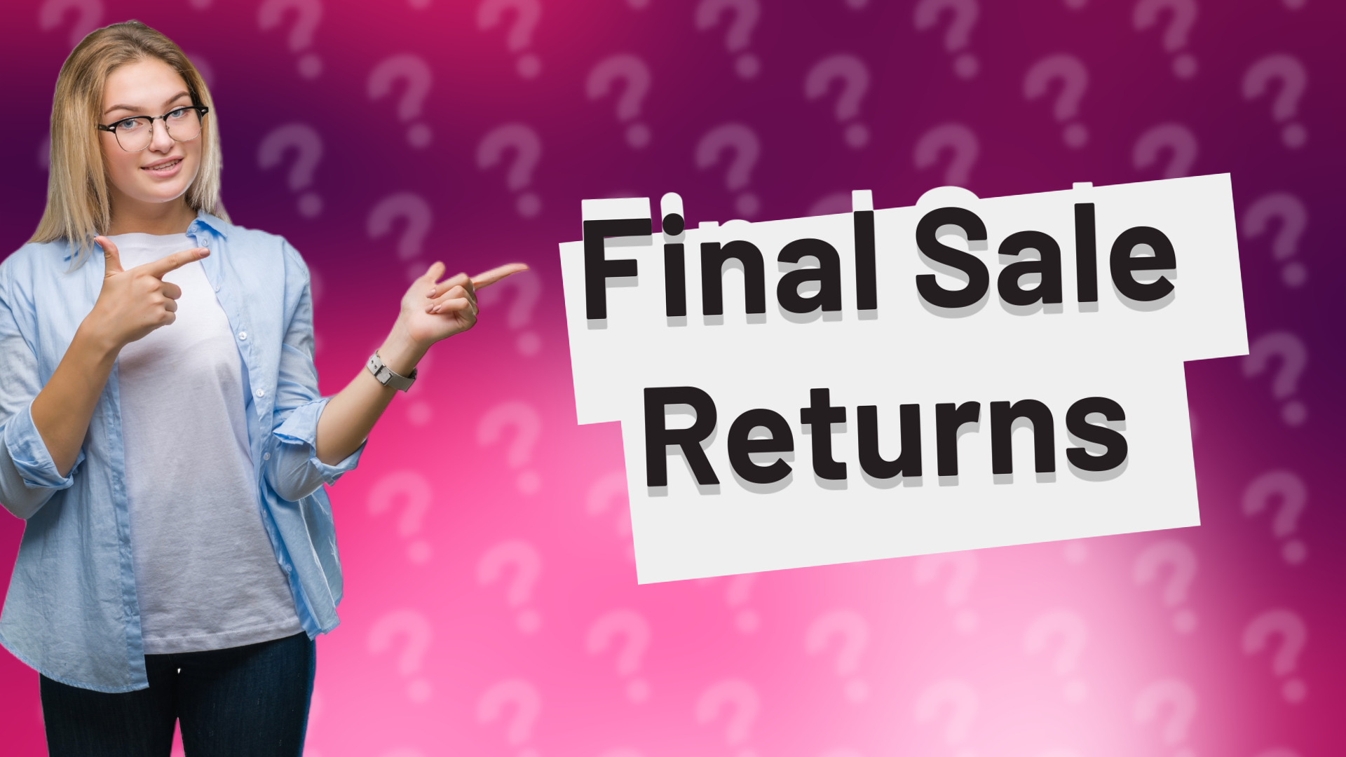 Final Sale Returns