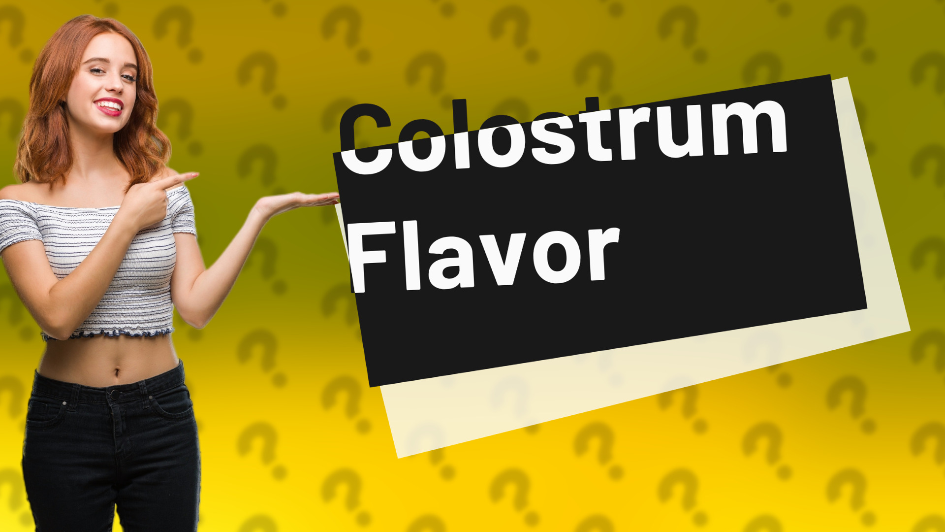 Colostrum Flavor