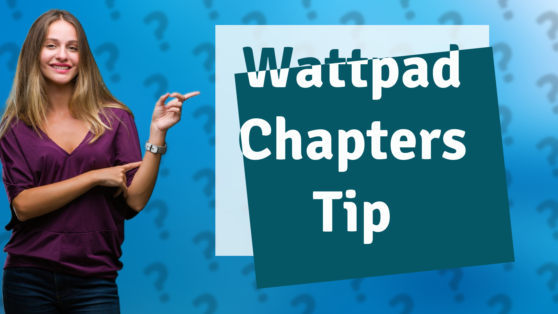 Wattpad Chapters Tip