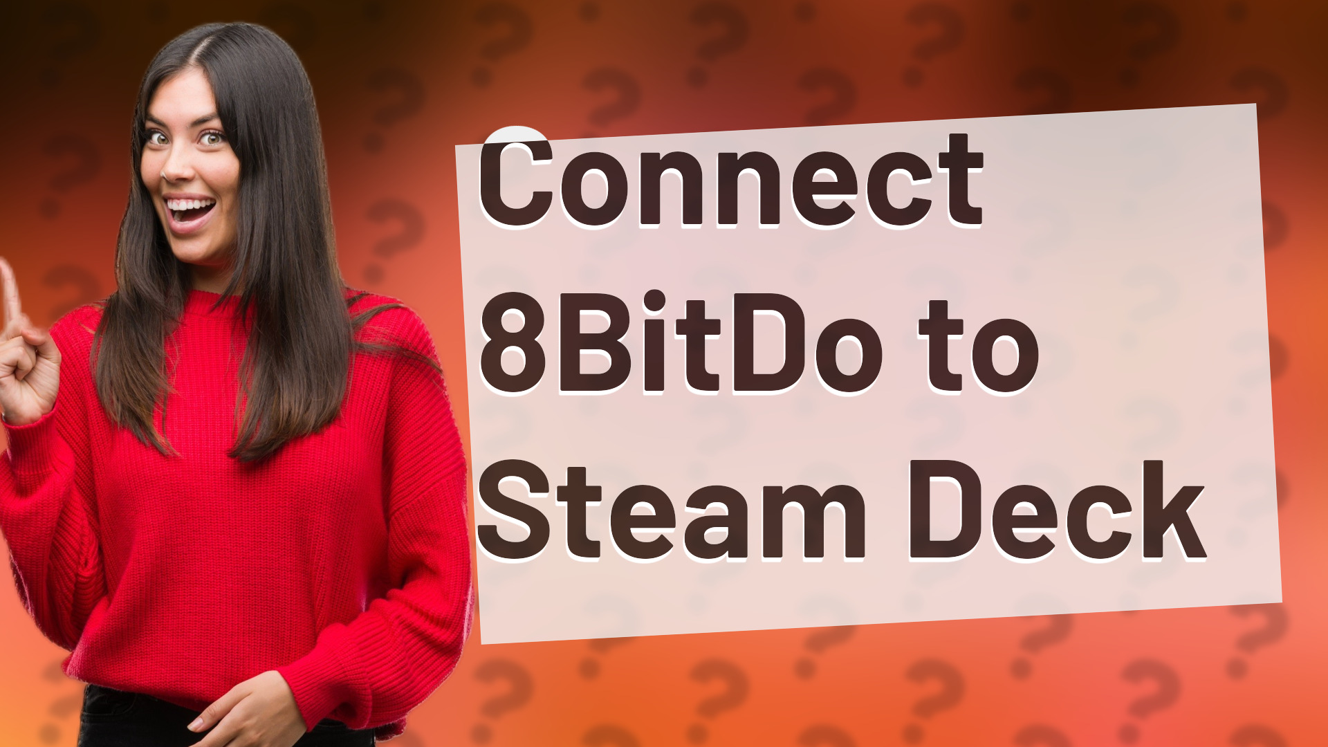 Connect 8BitDo to Steam Deck