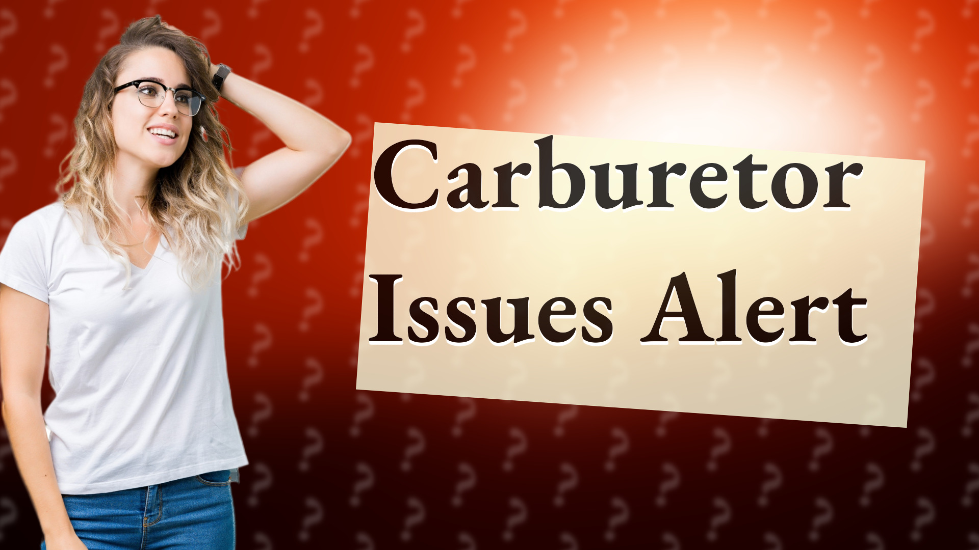 Carburetor Issues Alert