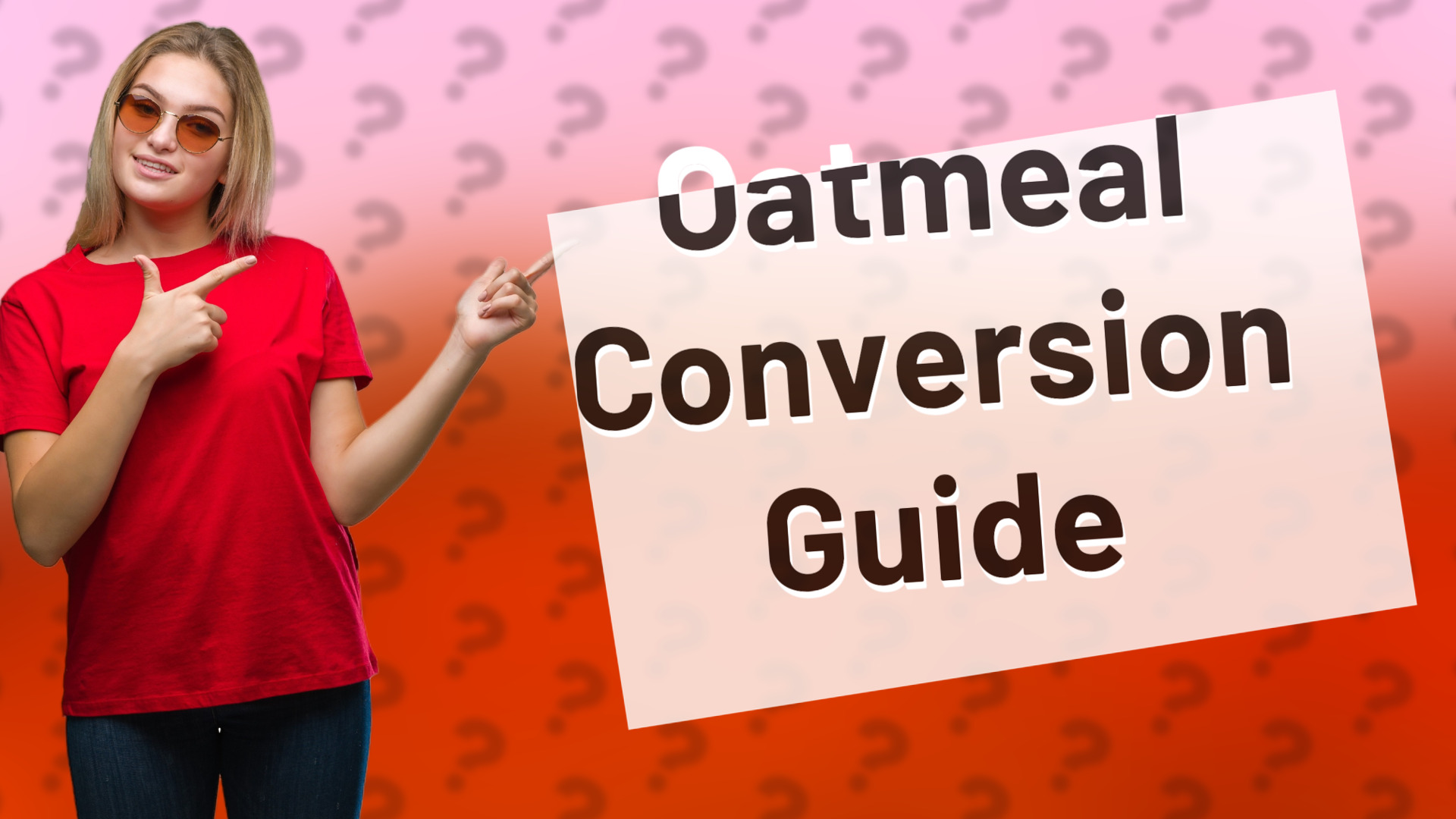 Oatmeal Conversion Guide