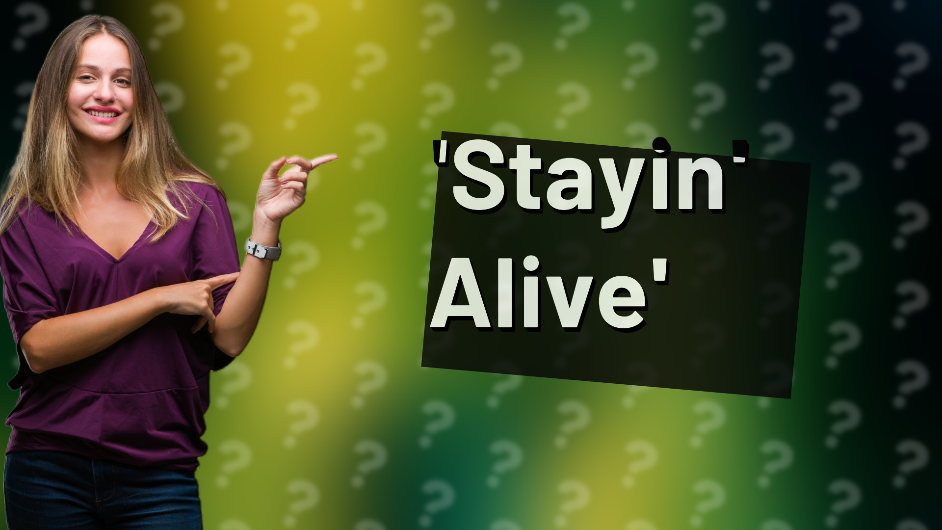 'Stayin' Alive'
