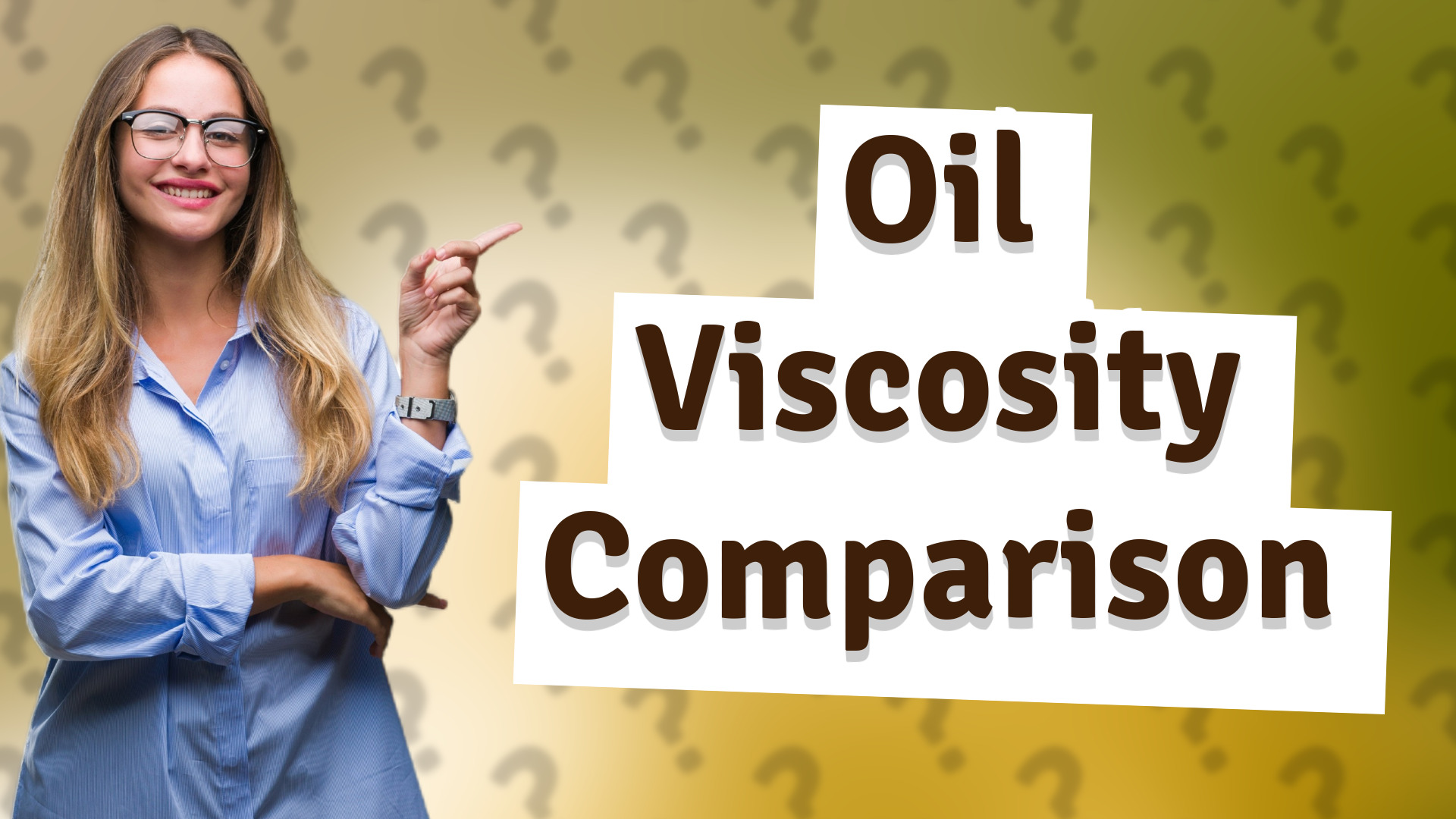 Oil Viscosity Comparison