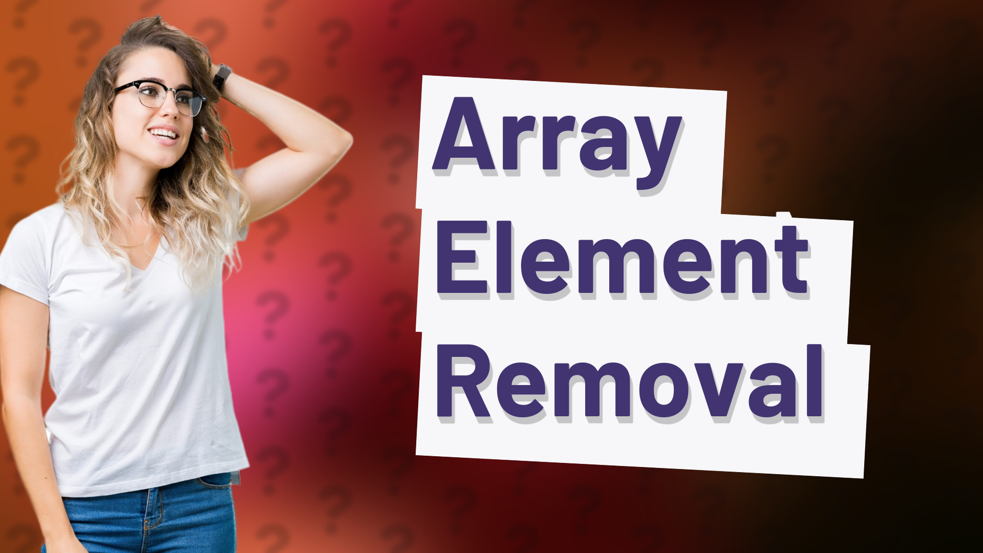 Array Element Removal