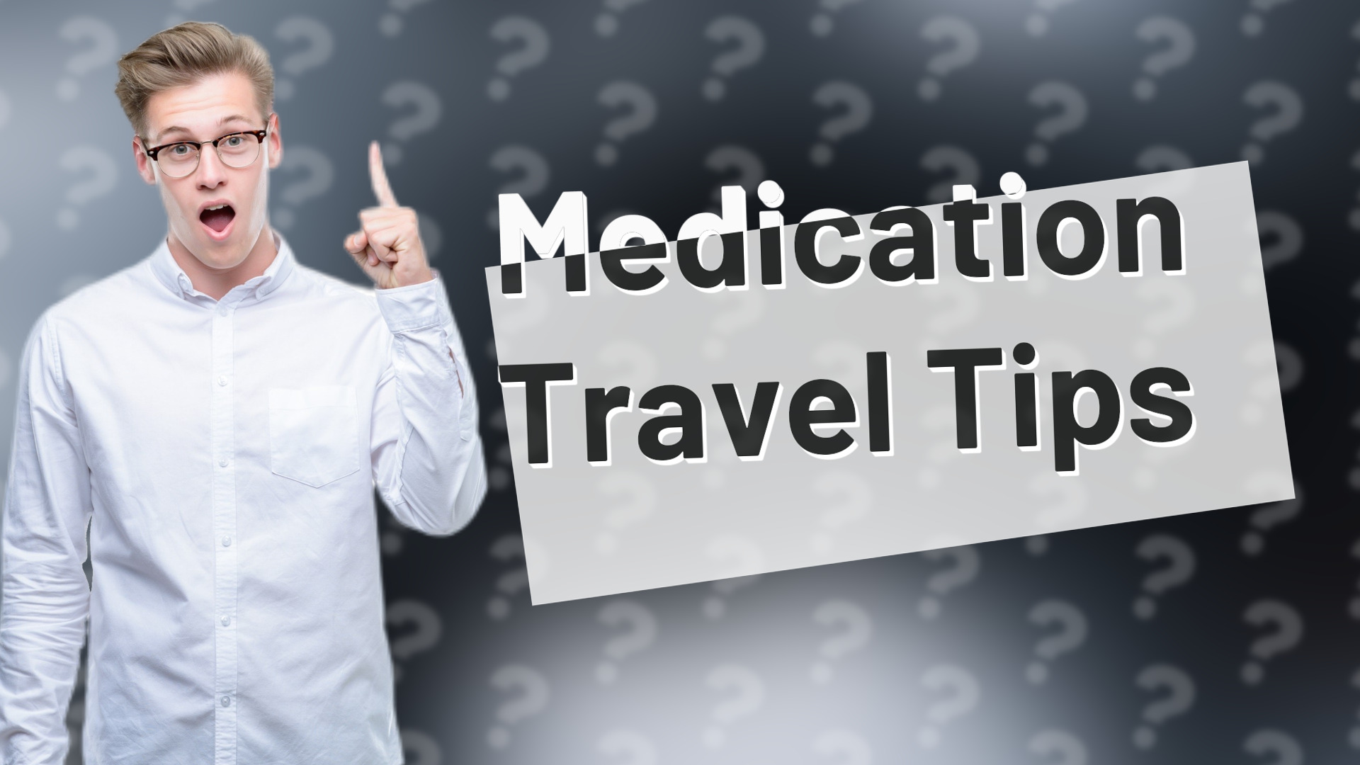 Medication Travel Tips