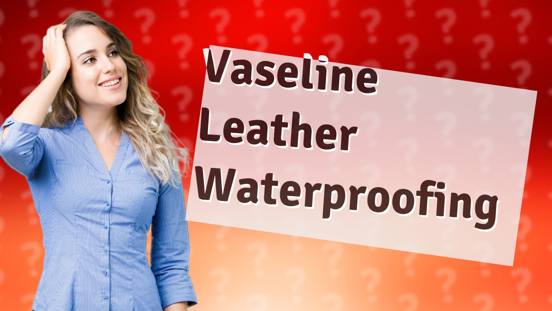 Vaseline Leather Waterproofing