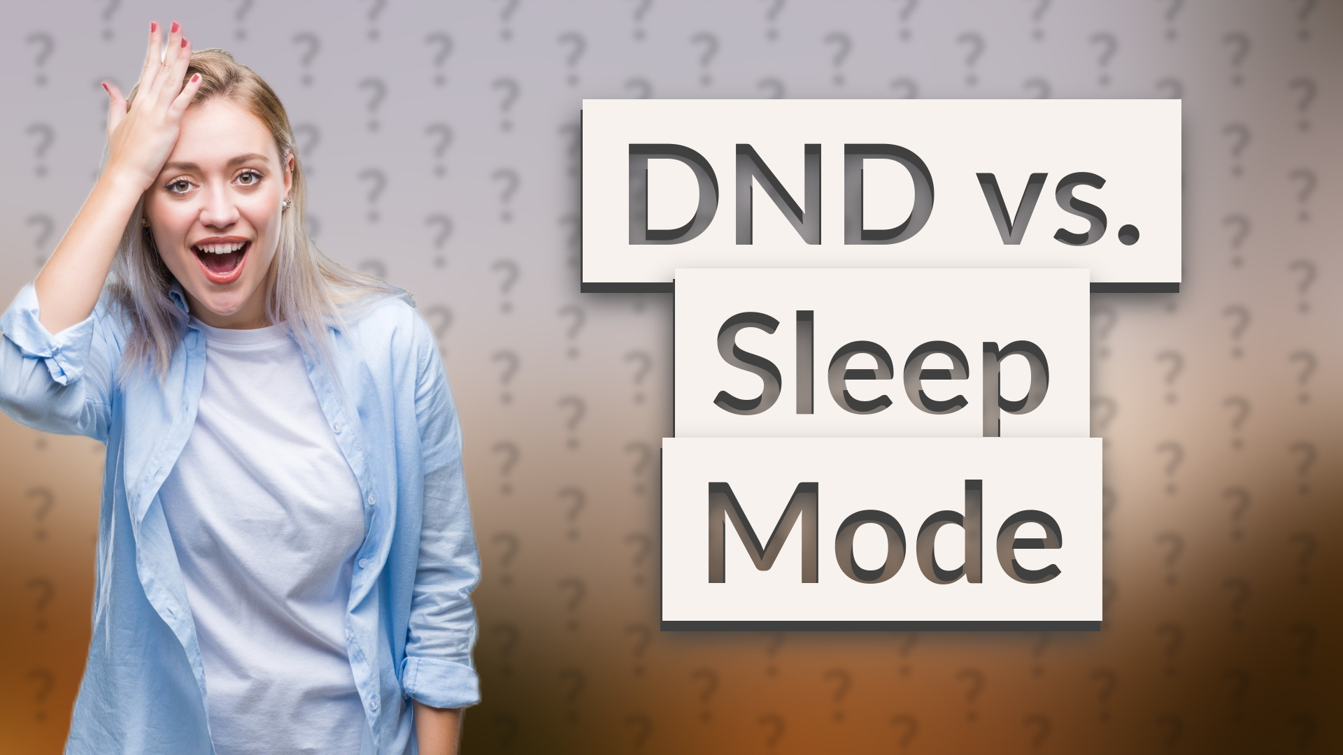 DND vs. Sleep Mode