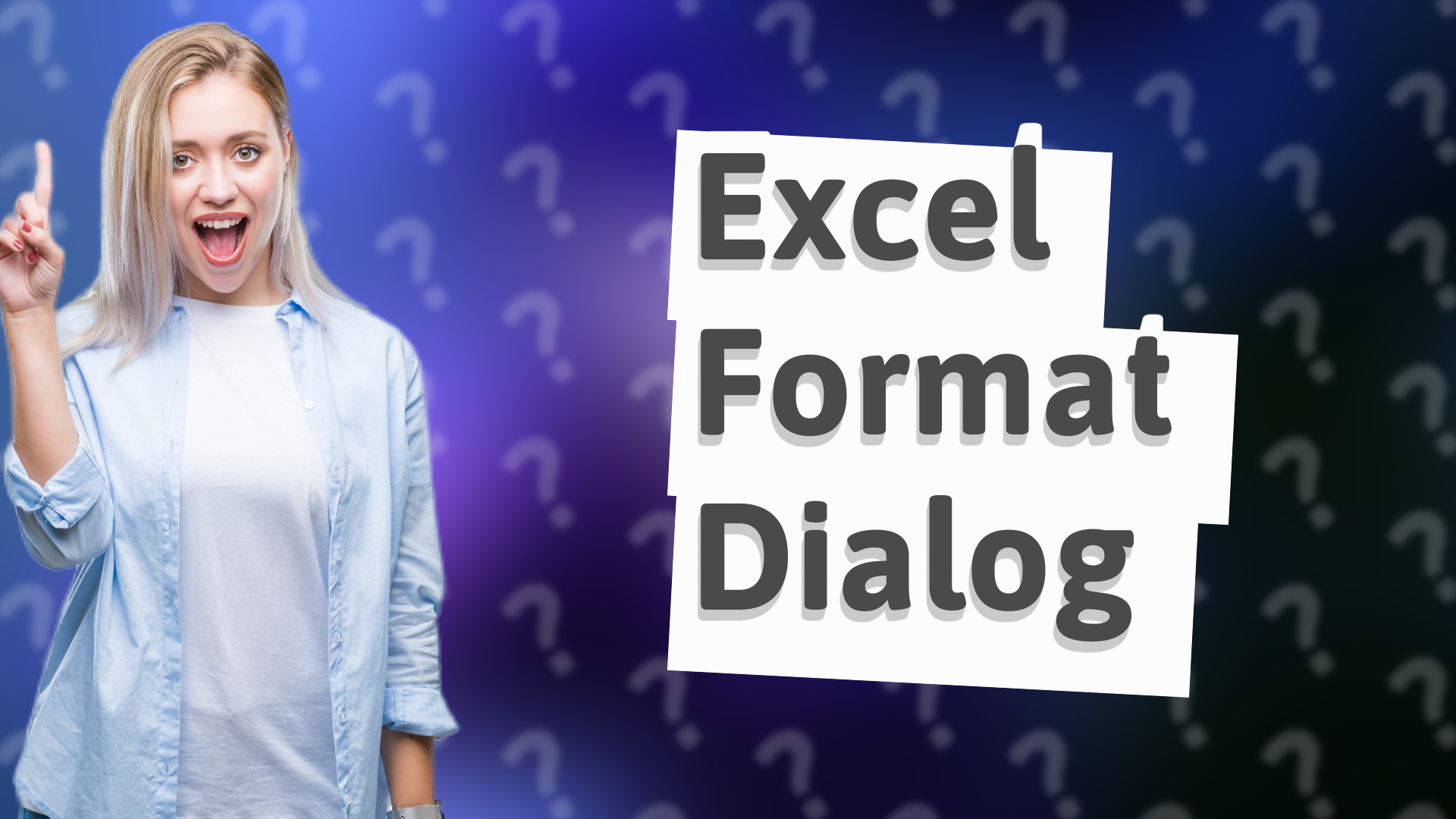 Excel Format Dialog