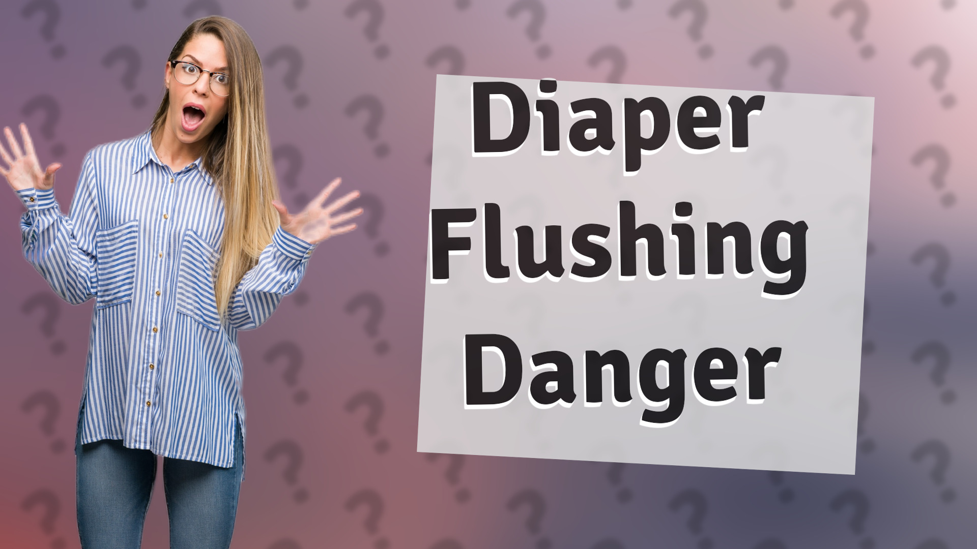 Diaper Flushing Danger