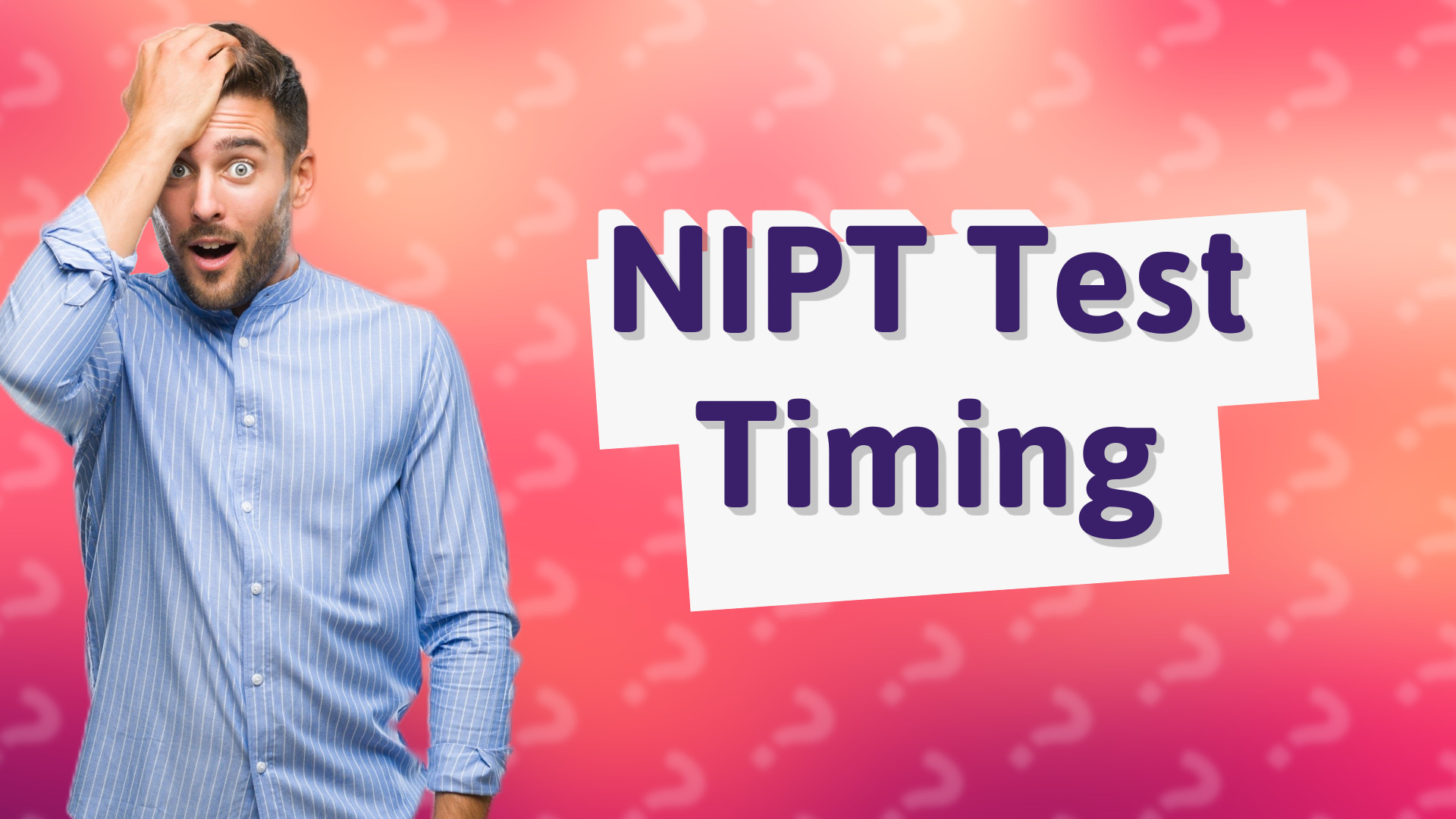 NIPT Test Timing