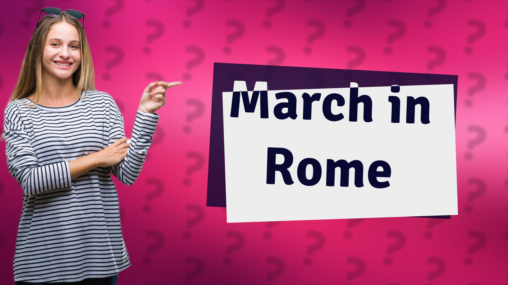 March in Rome
