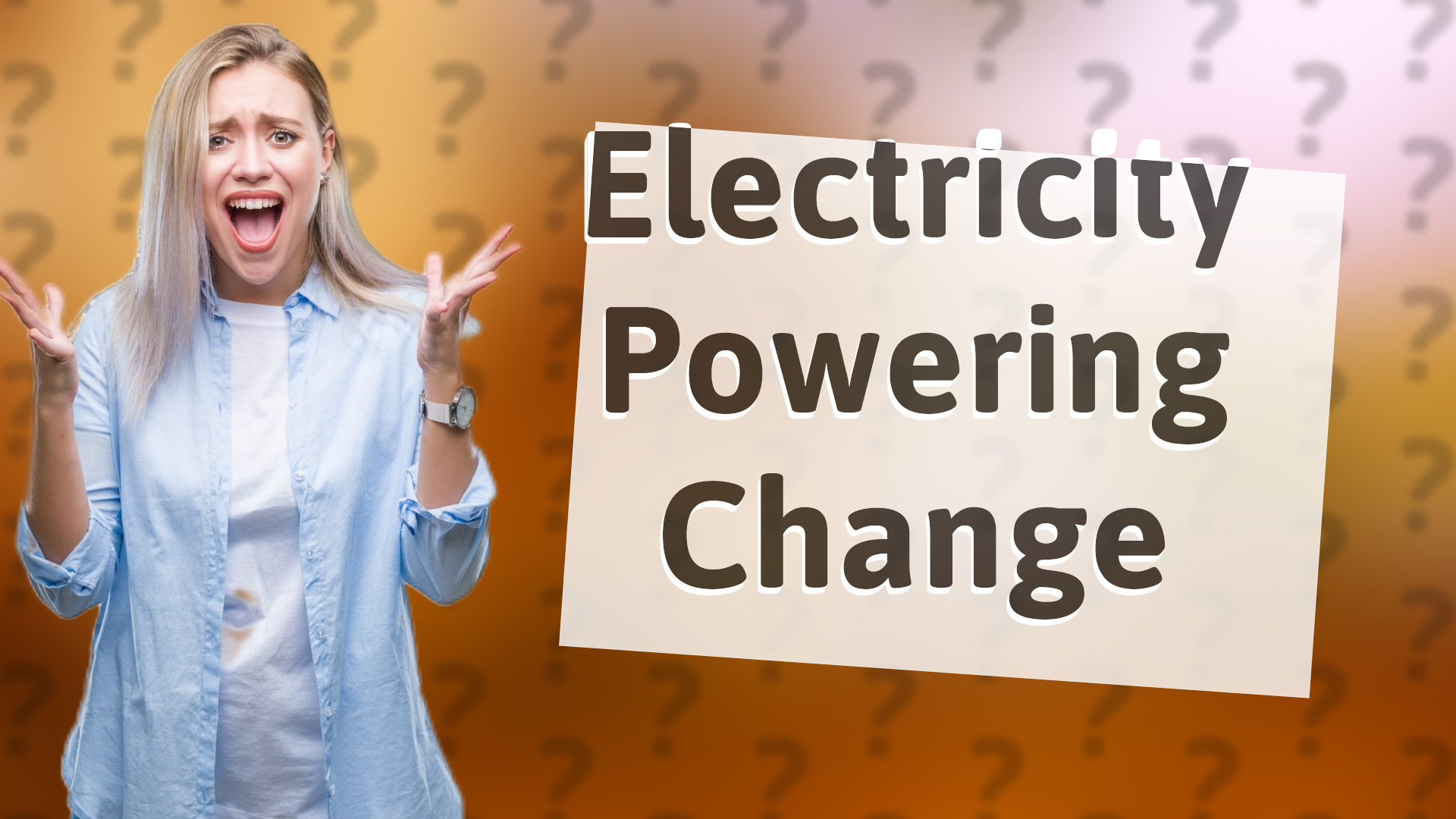 Electricity Powering Change