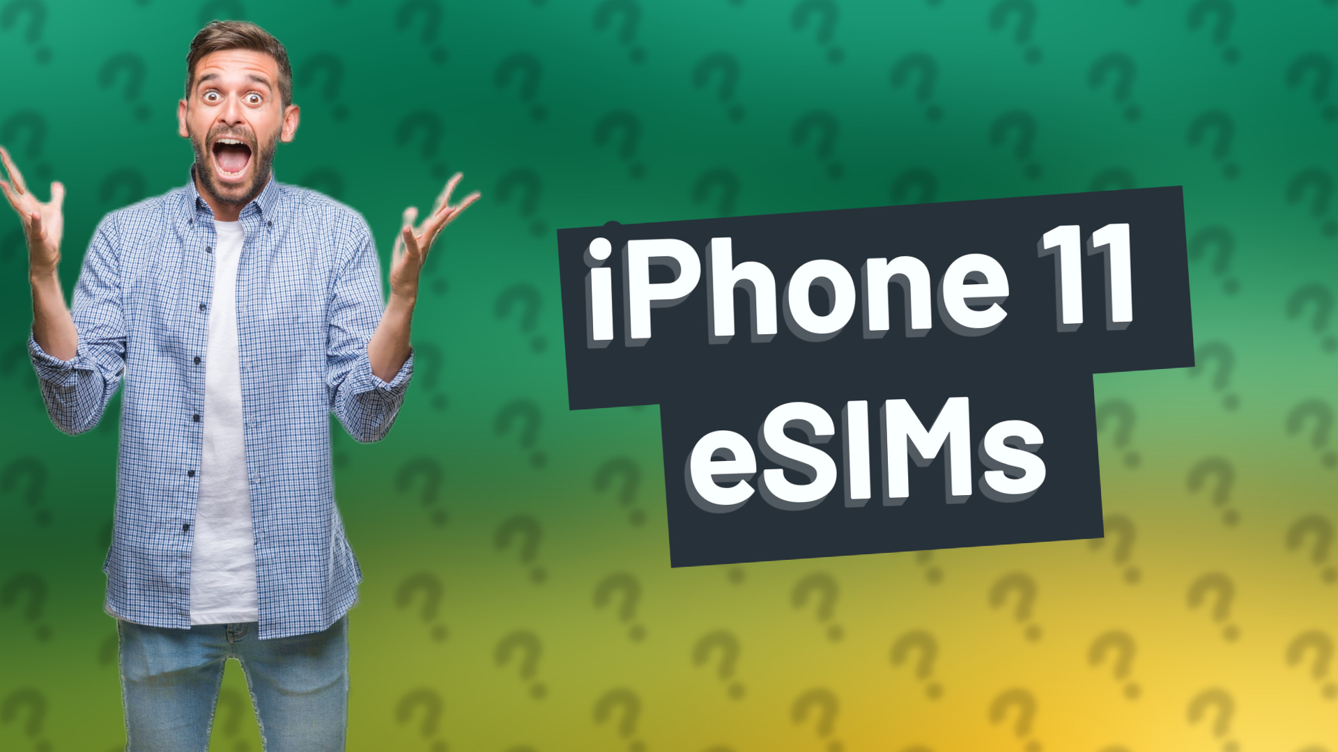 iPhone 11 eSIMs