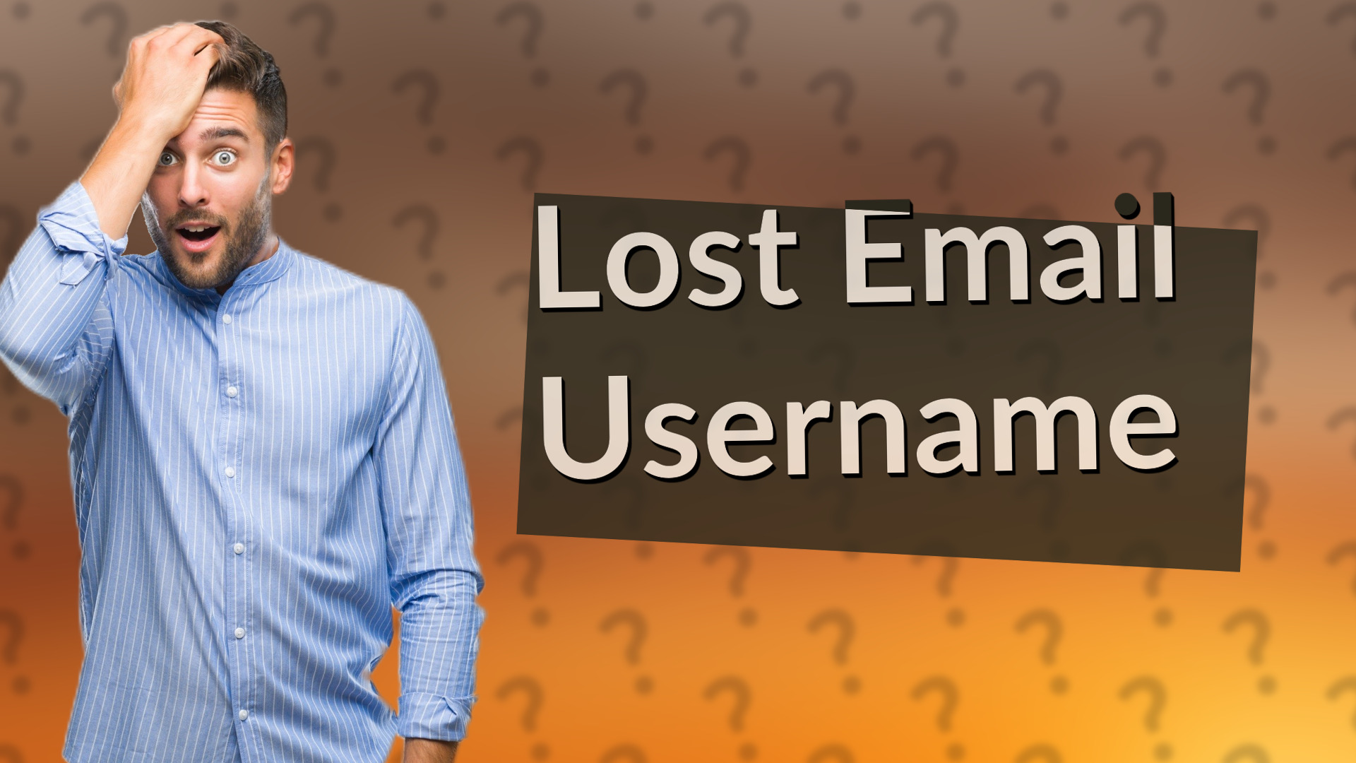 Lost Email Username