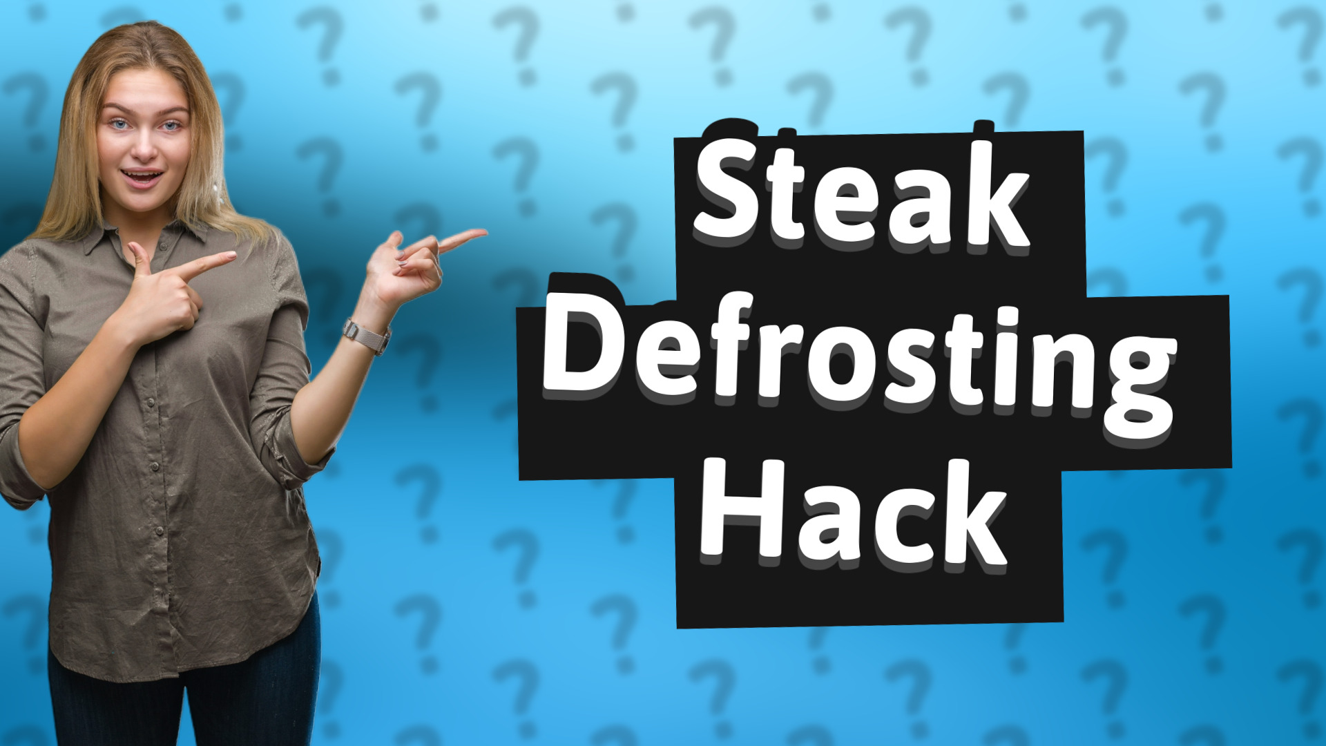 Steak Defrosting Hack
