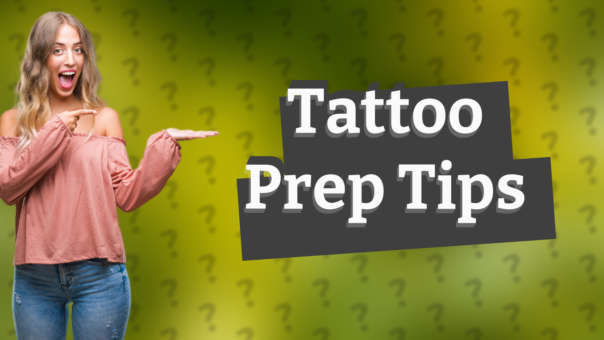Tattoo Prep Tips
