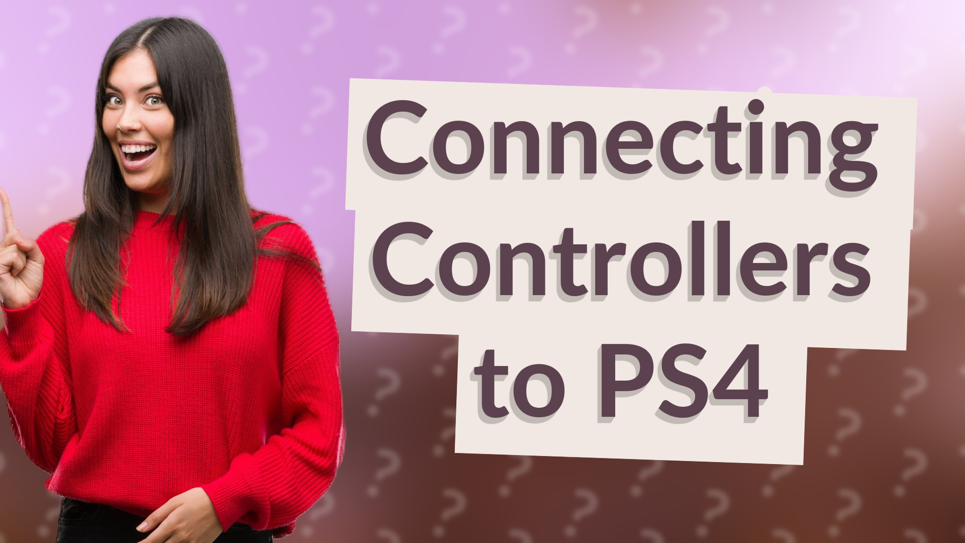 Connecting Controllers to PS4