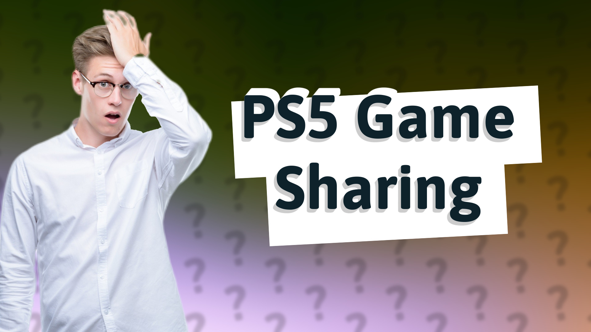 PS5 Game Sharing