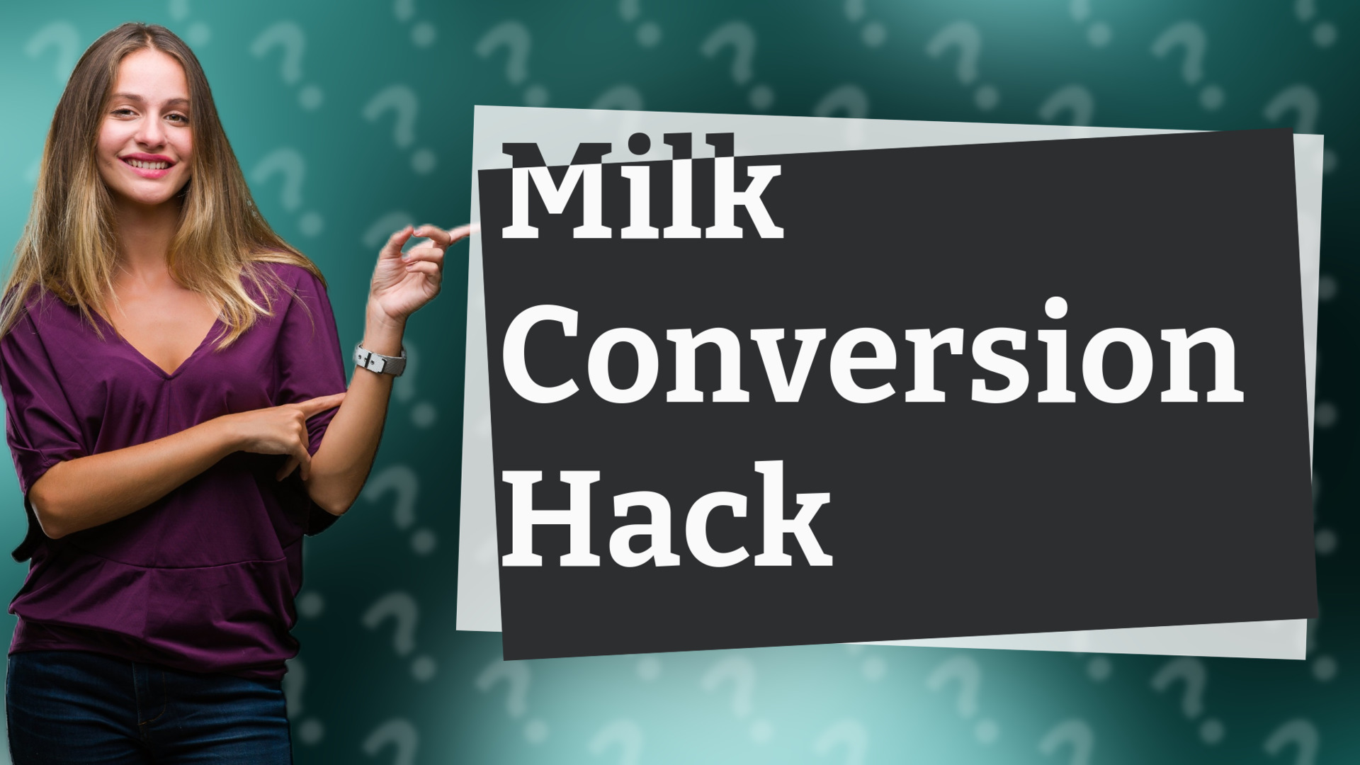 Milk Conversion Hack