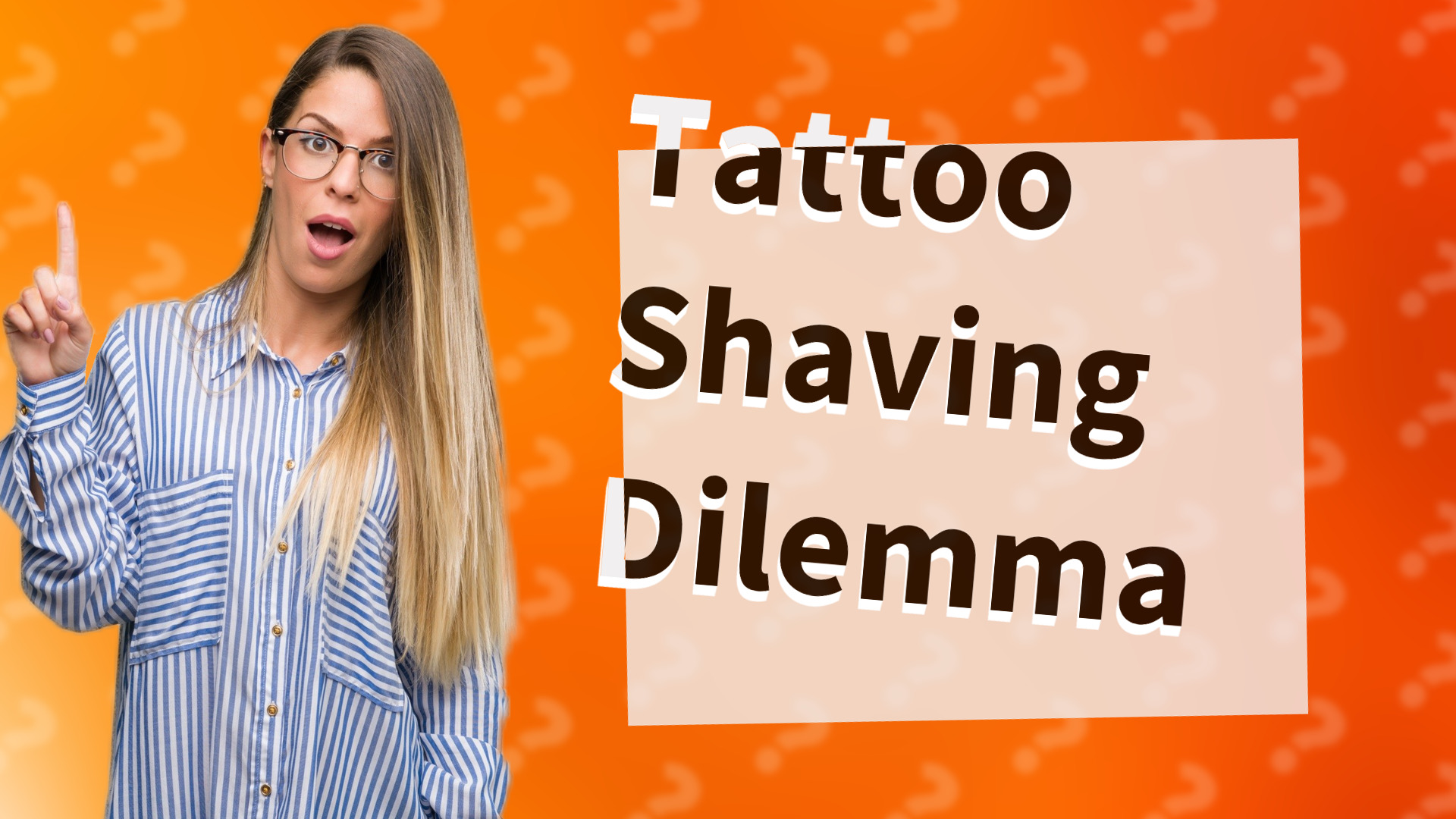 Tattoo Shaving Dilemma